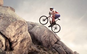Fondo de pantalla de Rock 2560x1440 climbing cycle extreme