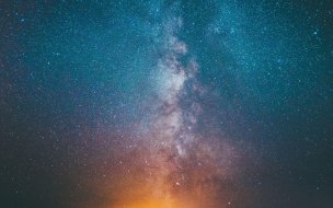 Fondo de pantalla de Milky way 2560x1440 stars 4k