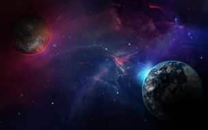Fondo de pantalla de Space 2560x1440 galaxy planet 4k
