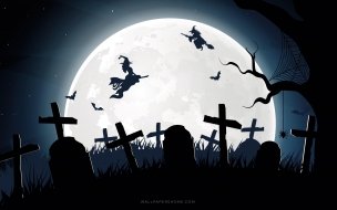 Fondo de pantalla de Halloween 2560x1440 8k