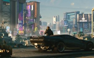 Fondo de pantalla de Cyberpunk 2077 2560x1440 e3 2018 screenshot 4k