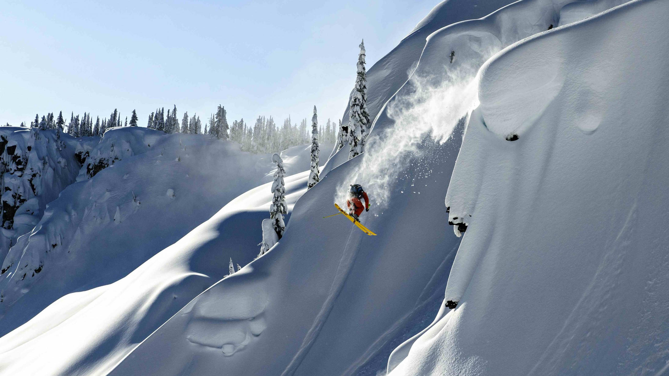 Alaska heliskiing 2560x1440 5k 4k wallpaper haines usa thomas