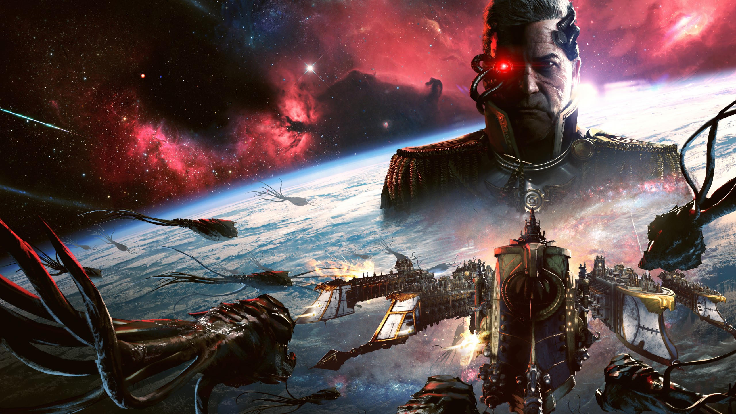 Battlefleet gothic armada 2 2560x1440 artwork 8k
