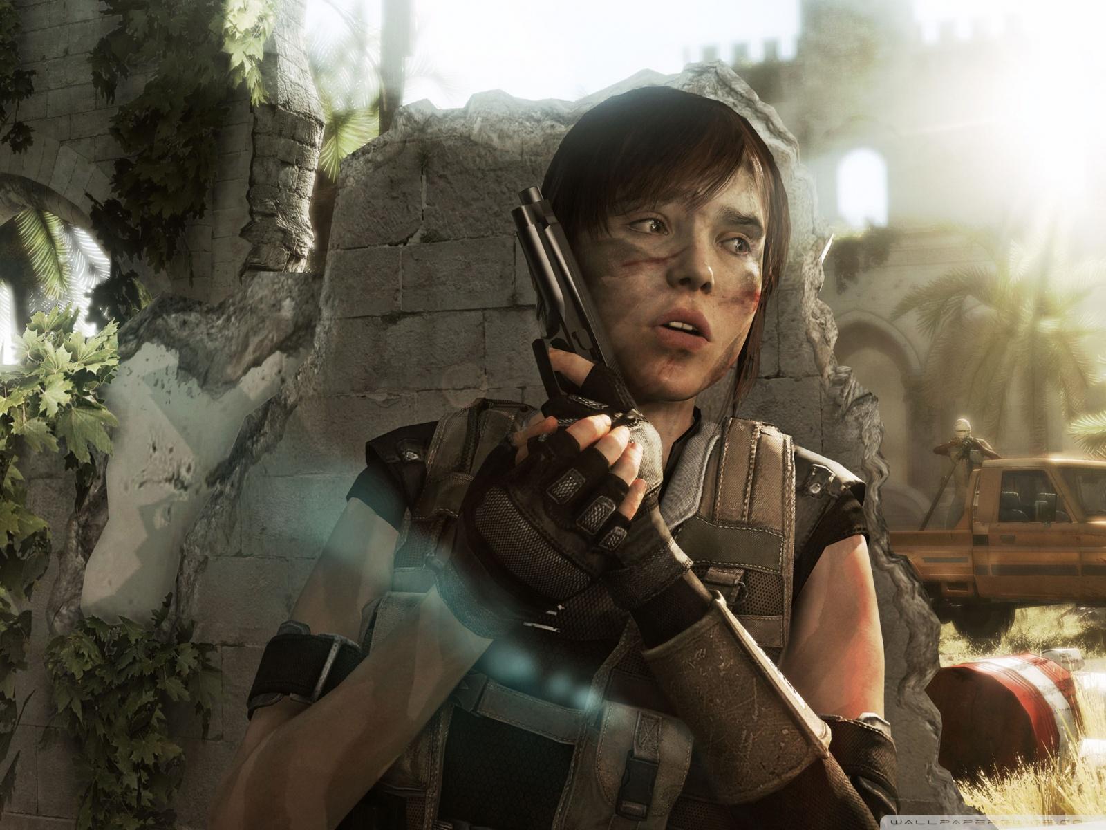 Beyond Two Souls Under Attack wallpaper