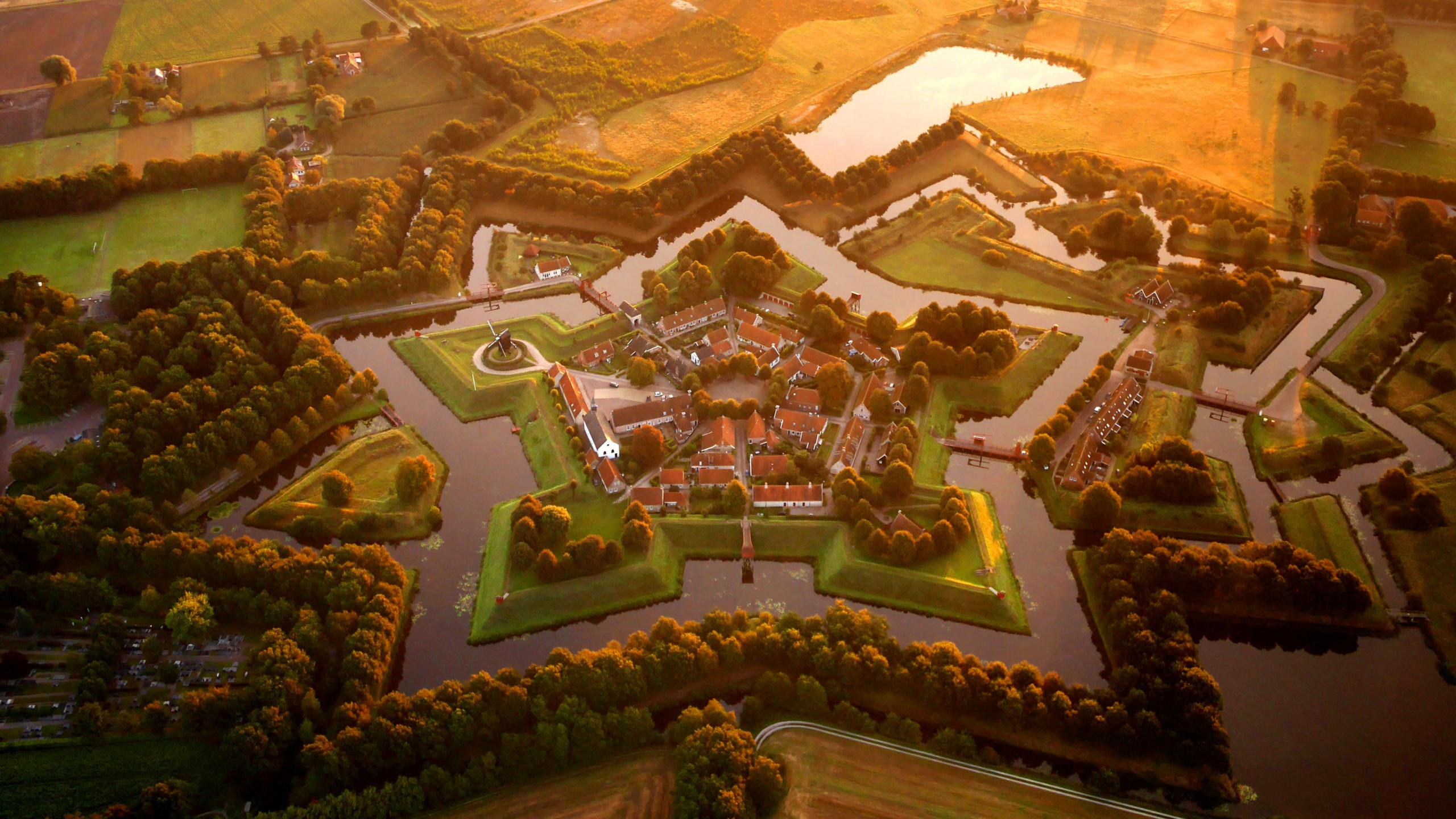 Bourtange 2560x1440 nederland tourism travel