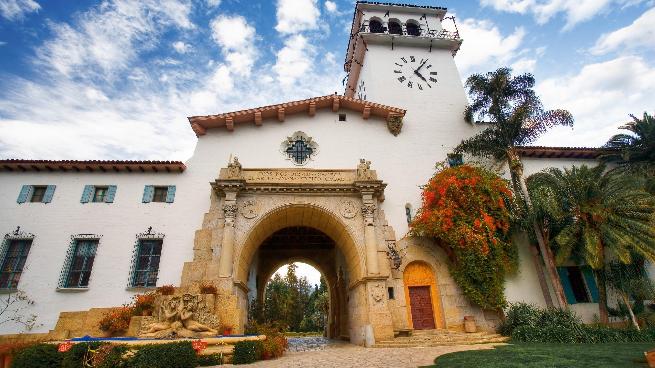 County courthouse 2560x1440 santa barbara california usa travel
