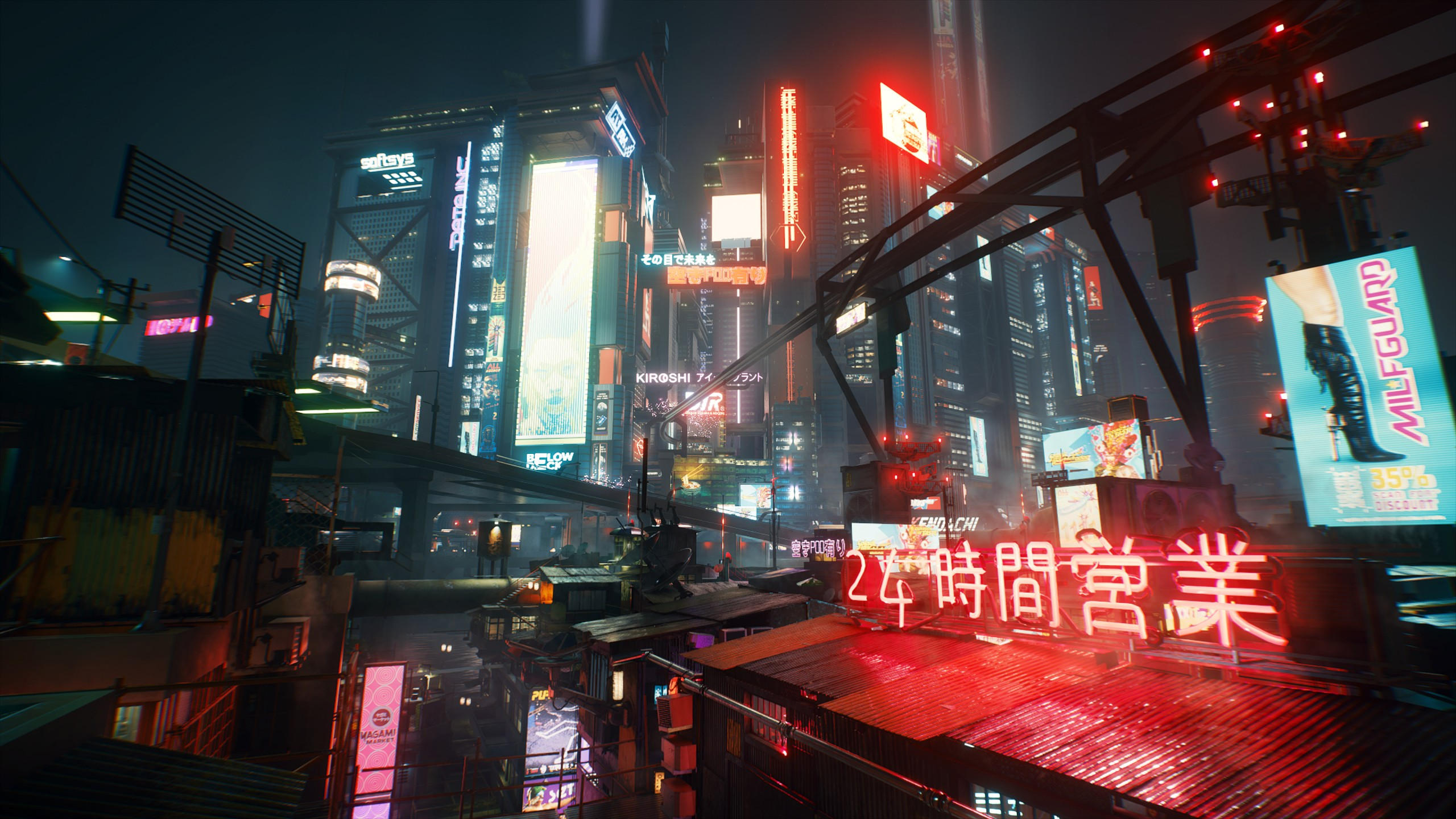 Cyberpunk 2077 2560x1440 screenshot 4k