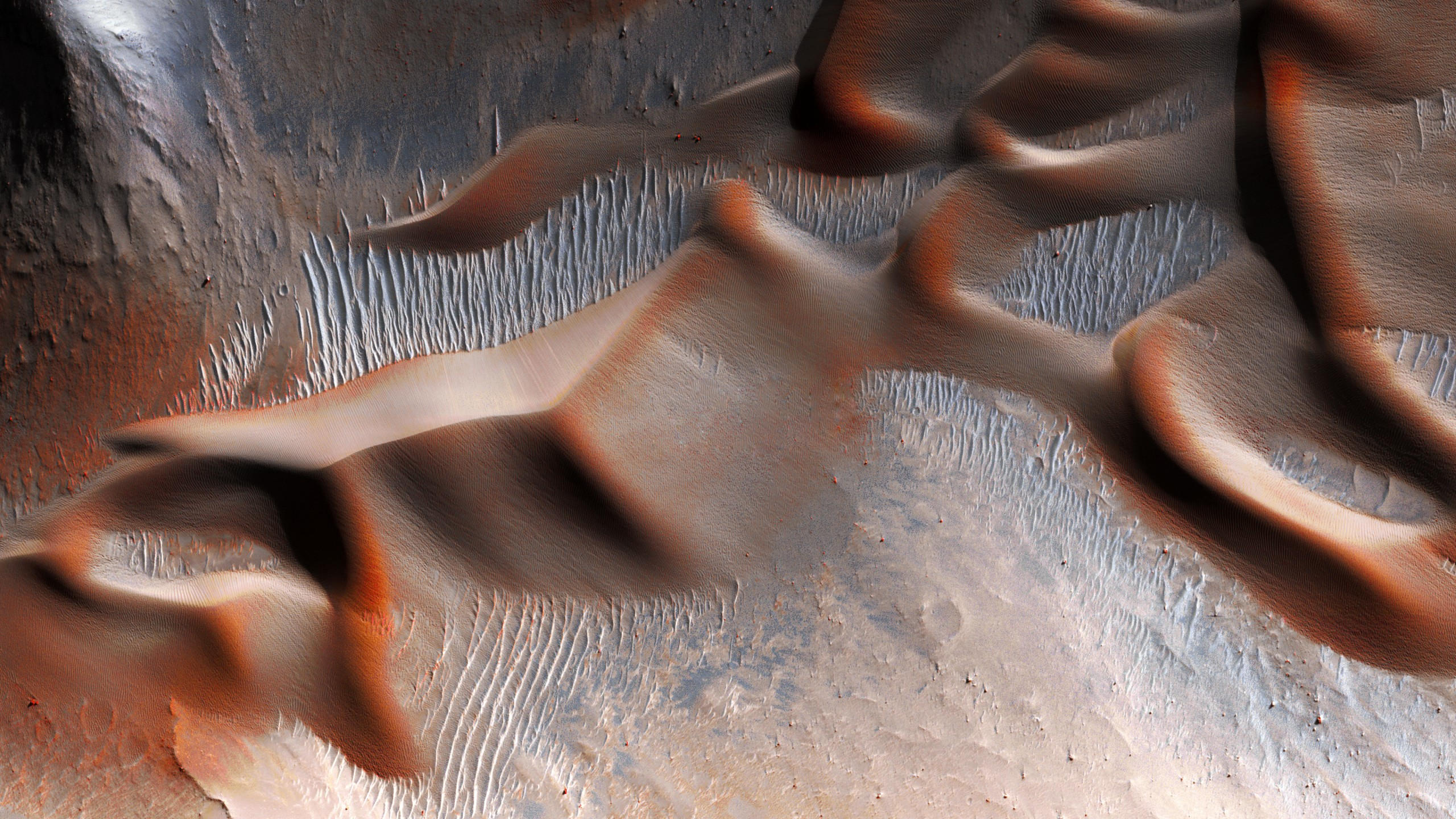 Dunes 2560x1440 desert sand 4k
