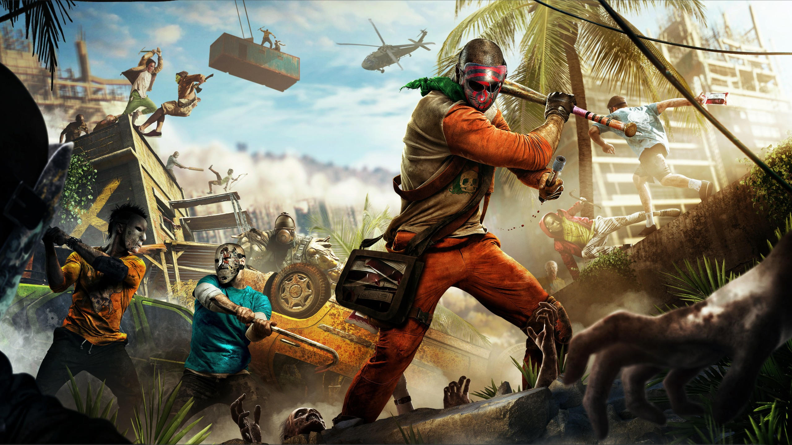 Dying light bad blood 2560x1440 gamescom 2018 poster 4k