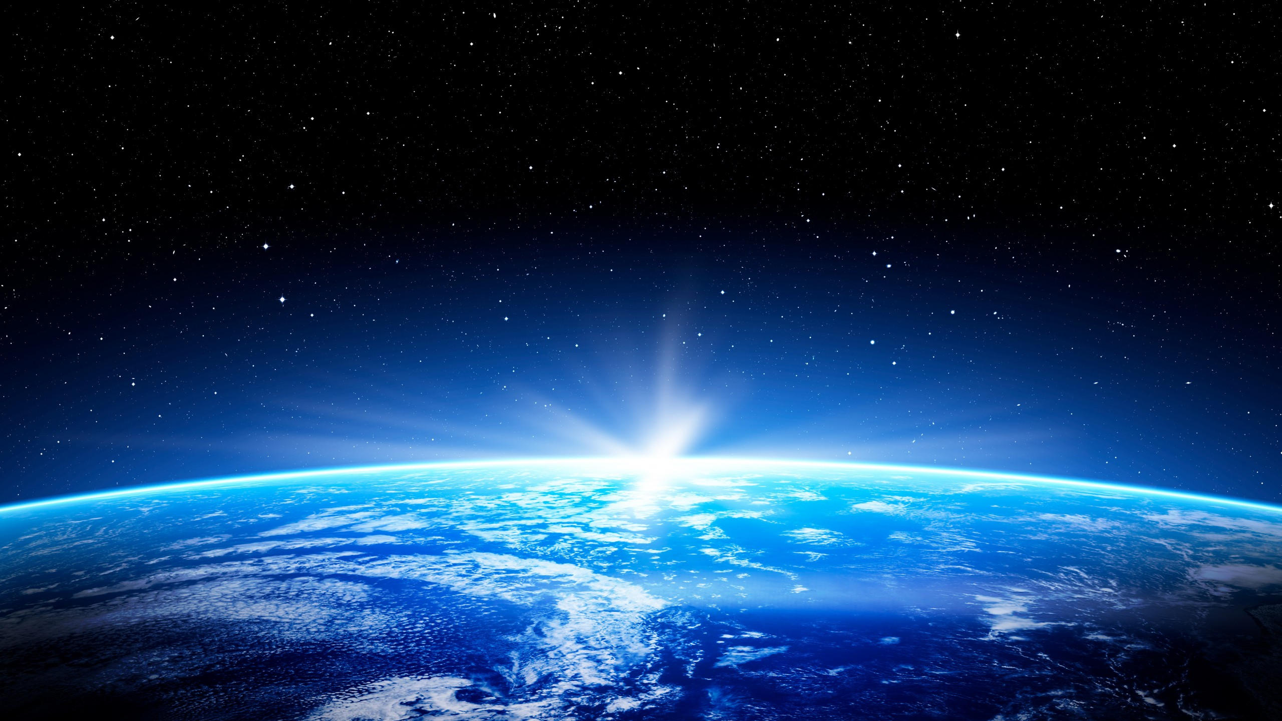 Earth 2560x1440 space planet star 5k