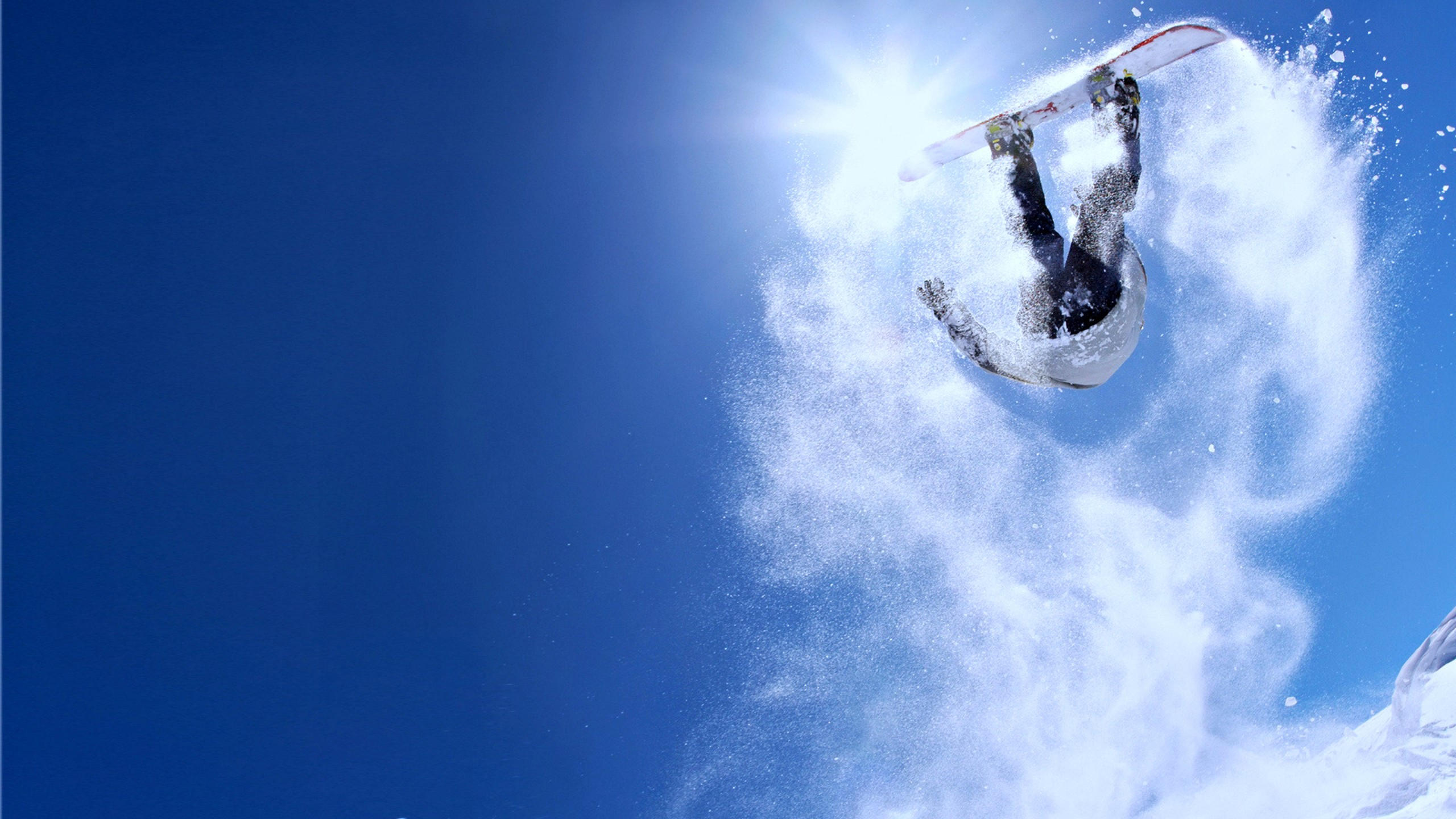 Extreme snowboarding 2560x1440 winter jump snow