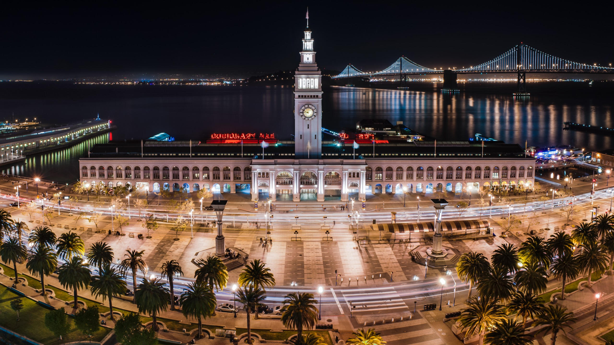 Ferry building 2560x1440 san francisco california usa travel tourism