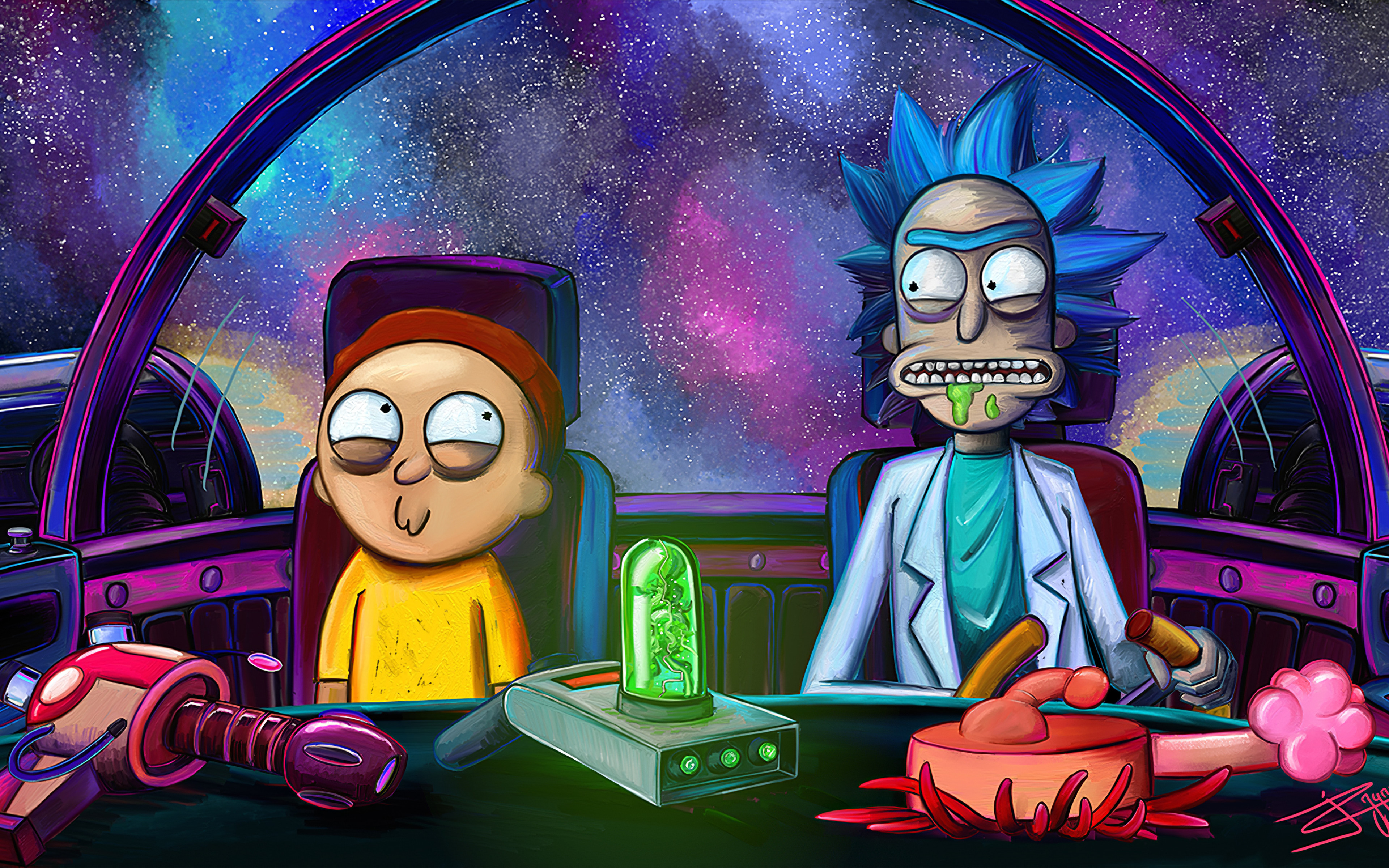 Los Mejores Fondos De Pantalla De Rick Y Morty K Rick And Morty K | My ...