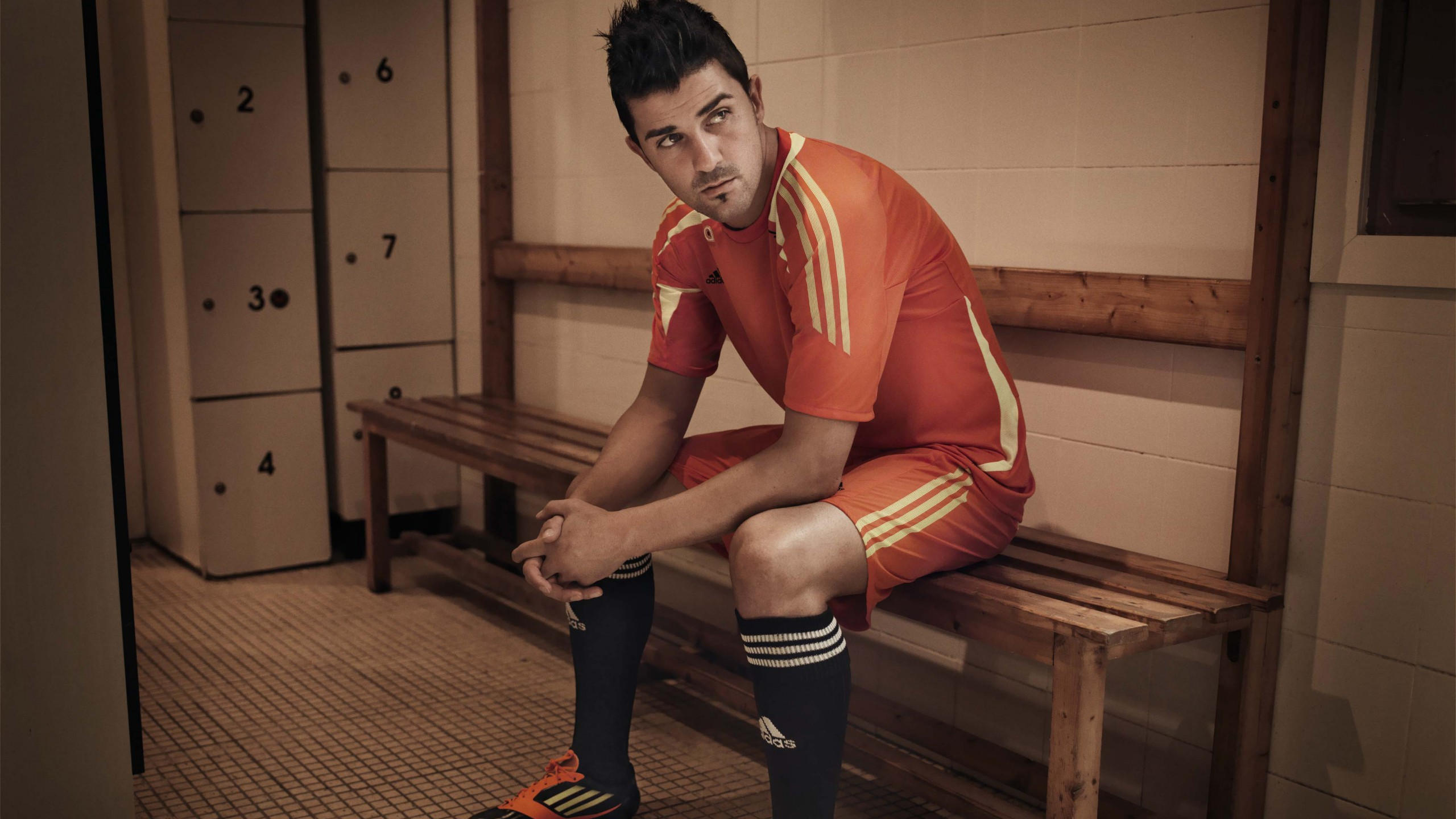 Football 2560x1440 david villa the best players new york city