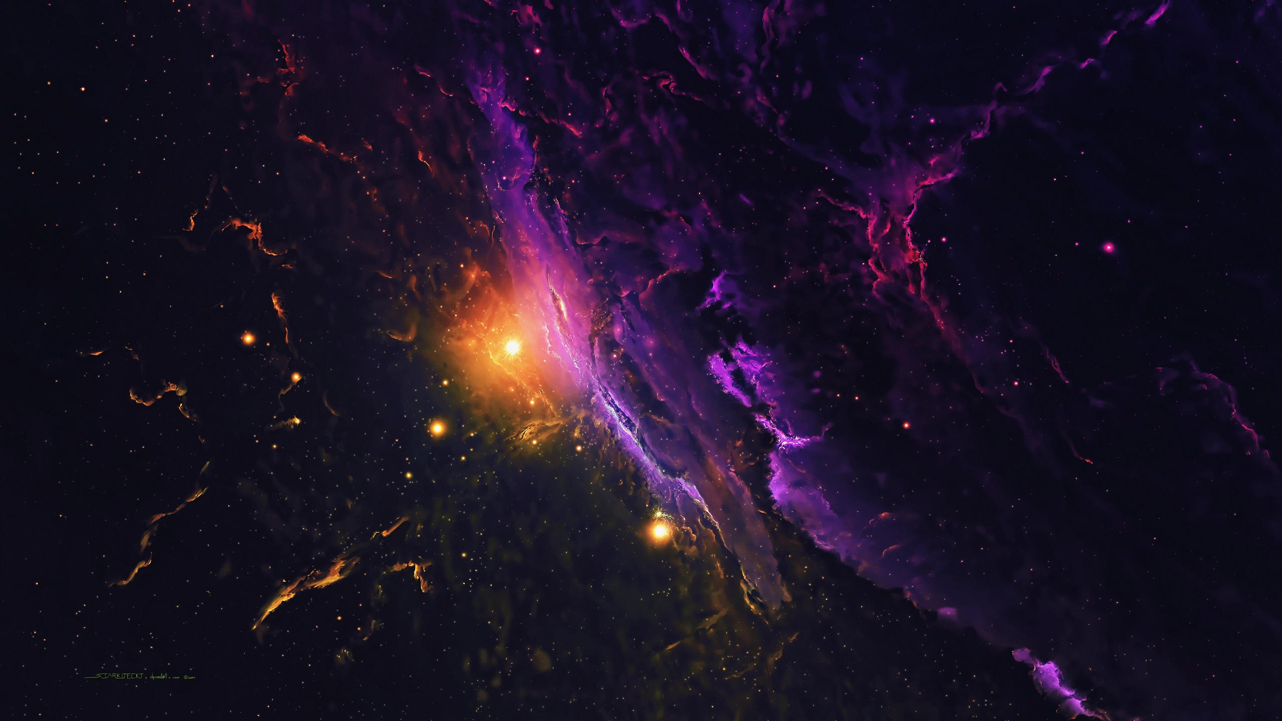 Galaxy 2560x1440 space 4k