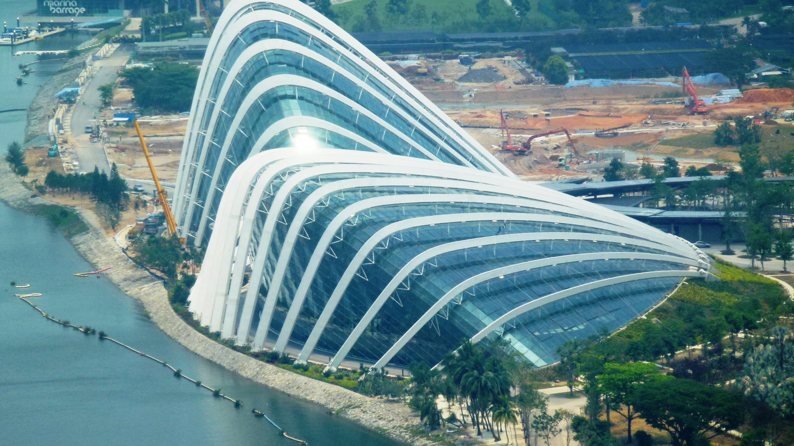 Gardens by the bay 2560x1440 singapore travel tourism
