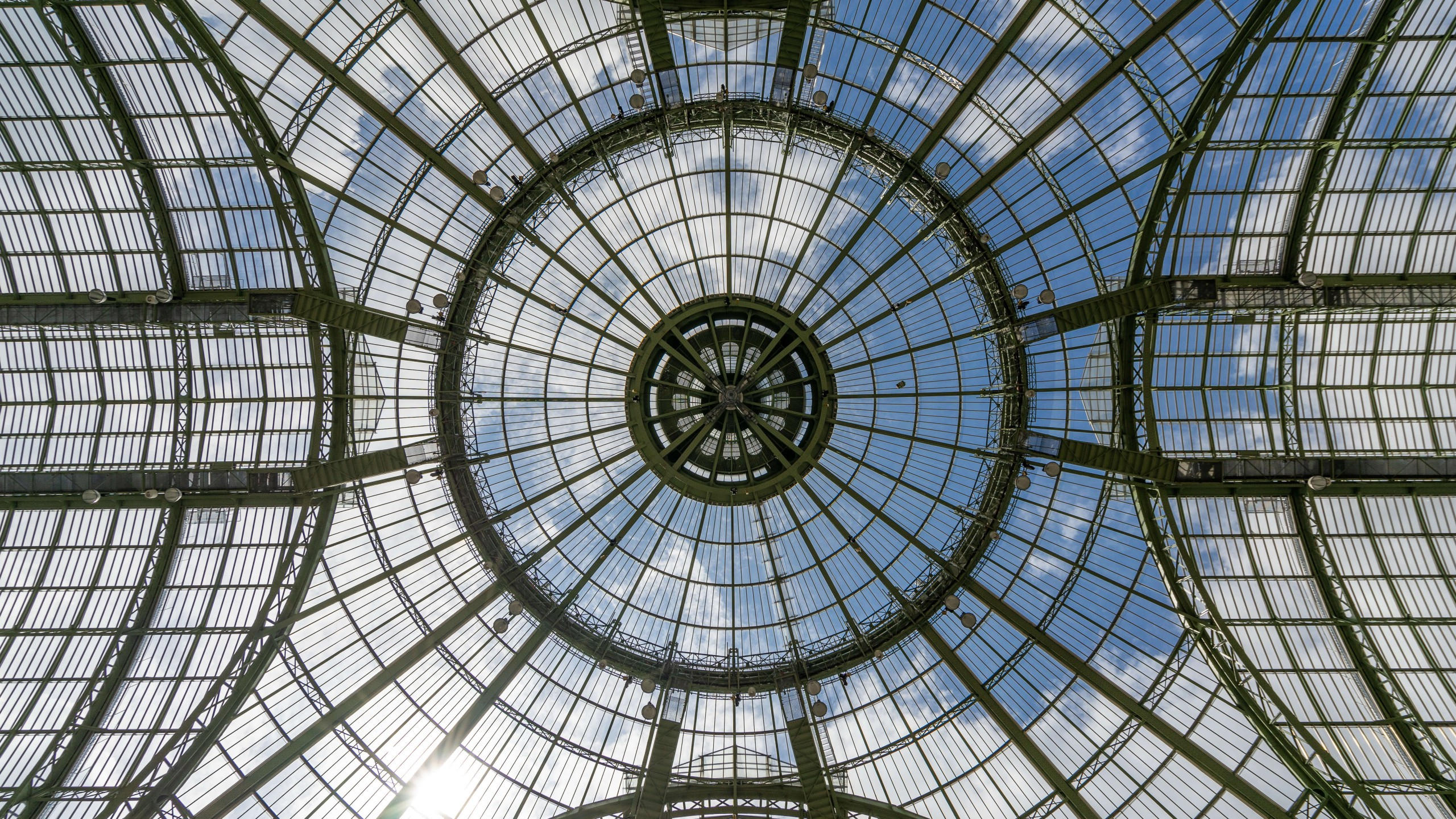 Grand palais 2560x1440 paris france 5k