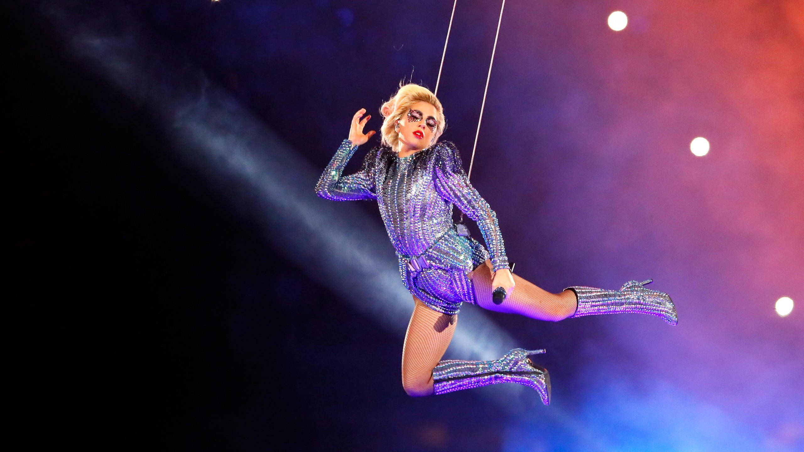 Lady gaga 2560x1440 photo 4k