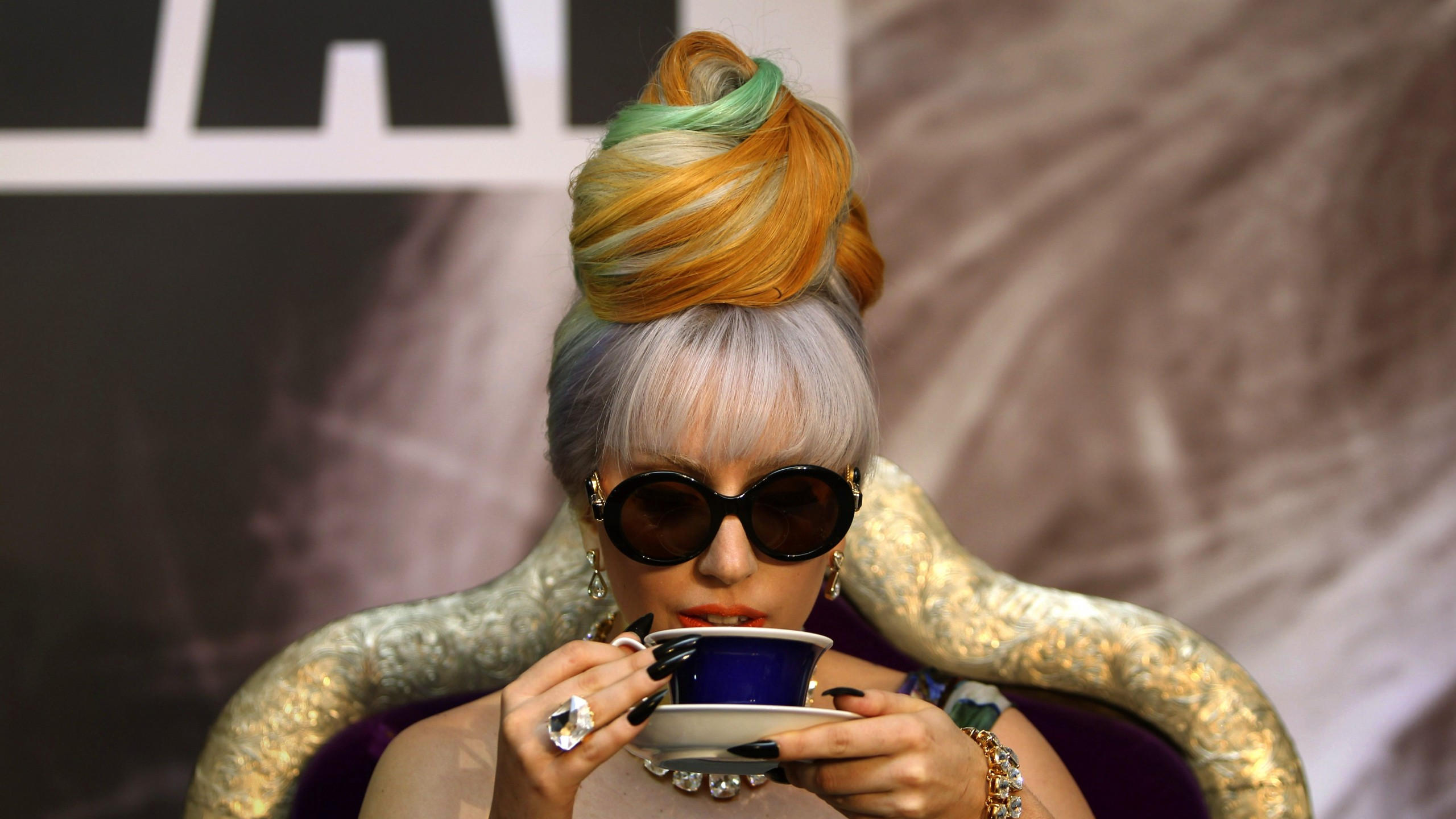 Lady gaga 2560x1440 photo 5k