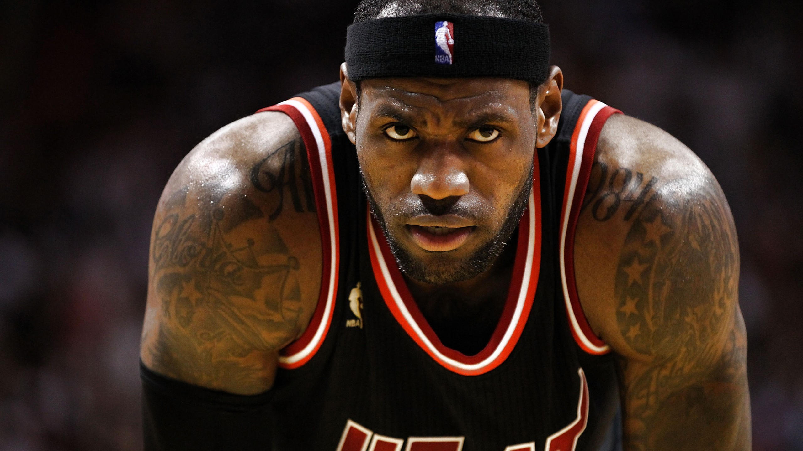 Lebron james 2560x1440 nba miami heat basketball 4k