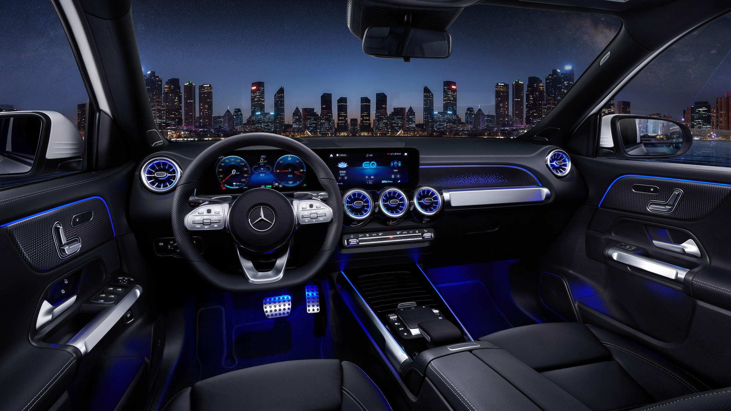Mercedes benz eqb 350 amg 2560x1440 auto shanghai 2021 2021 cars