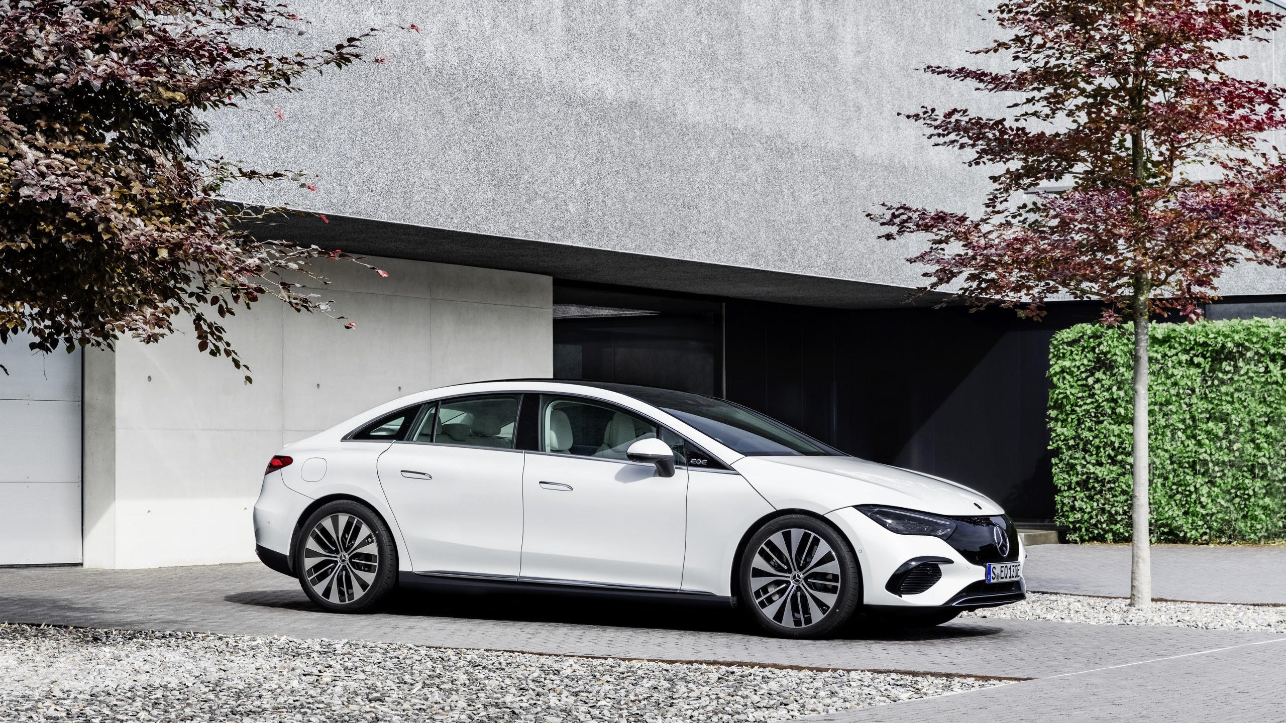 Mercedes benz eqe 350 electric art line 2560x1440 munich motor show