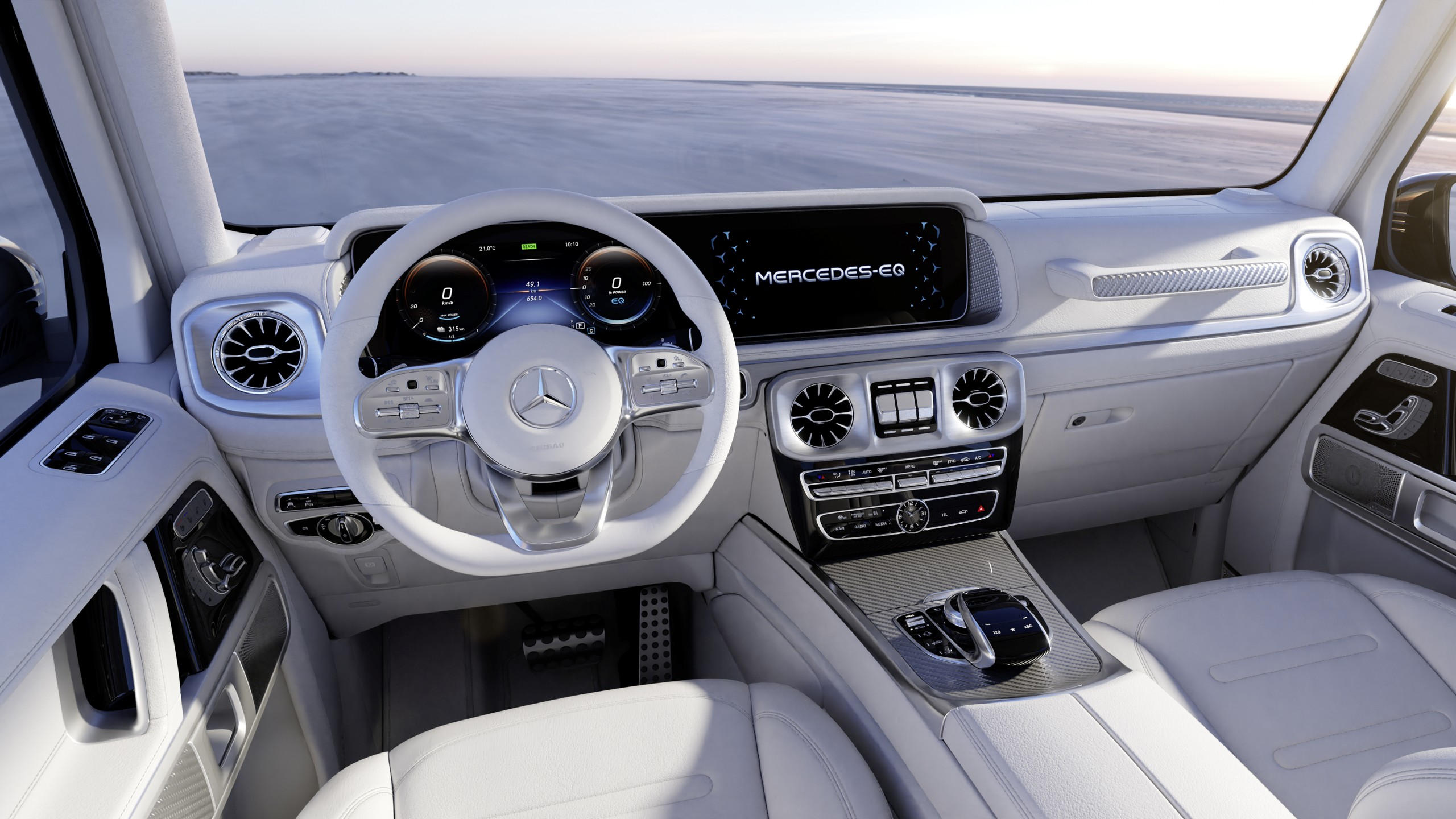 Mercedes benz eqg 2560x1440 munich motor show 2021 suv electric cars