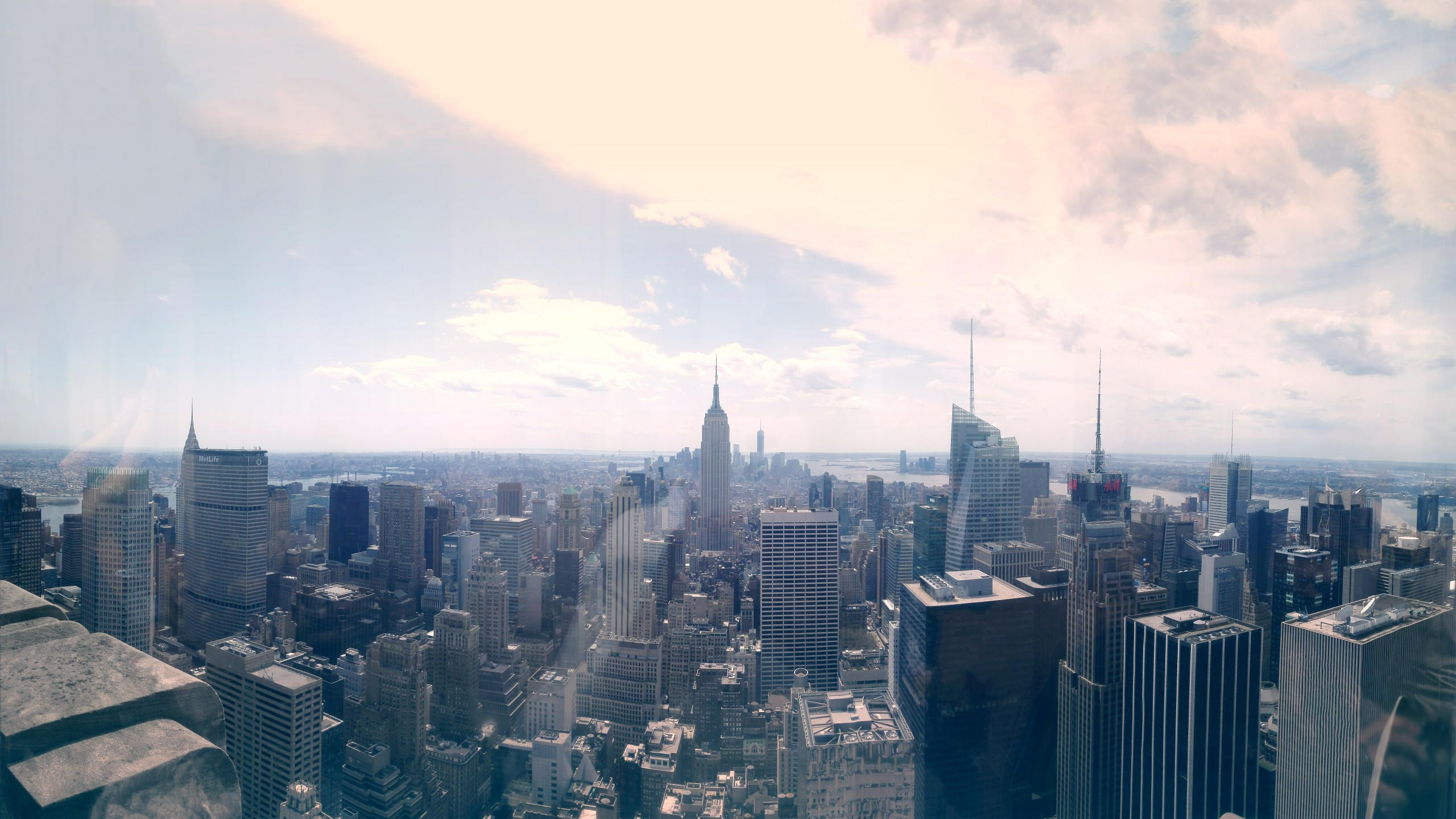 New york city 2560x1440 usa skyscrapers travel tourism