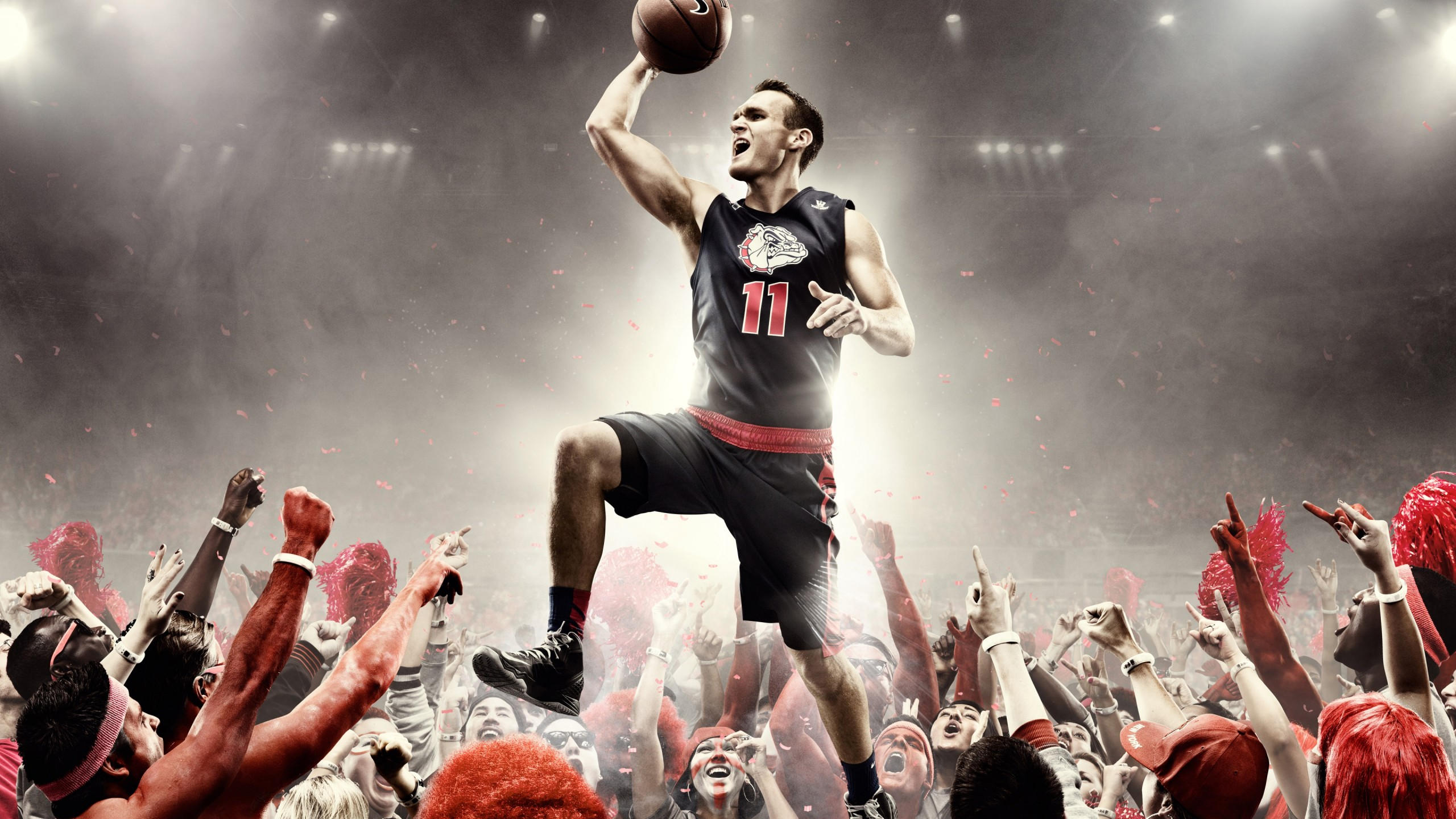 Nike 2560x1440 basketball bounce point
