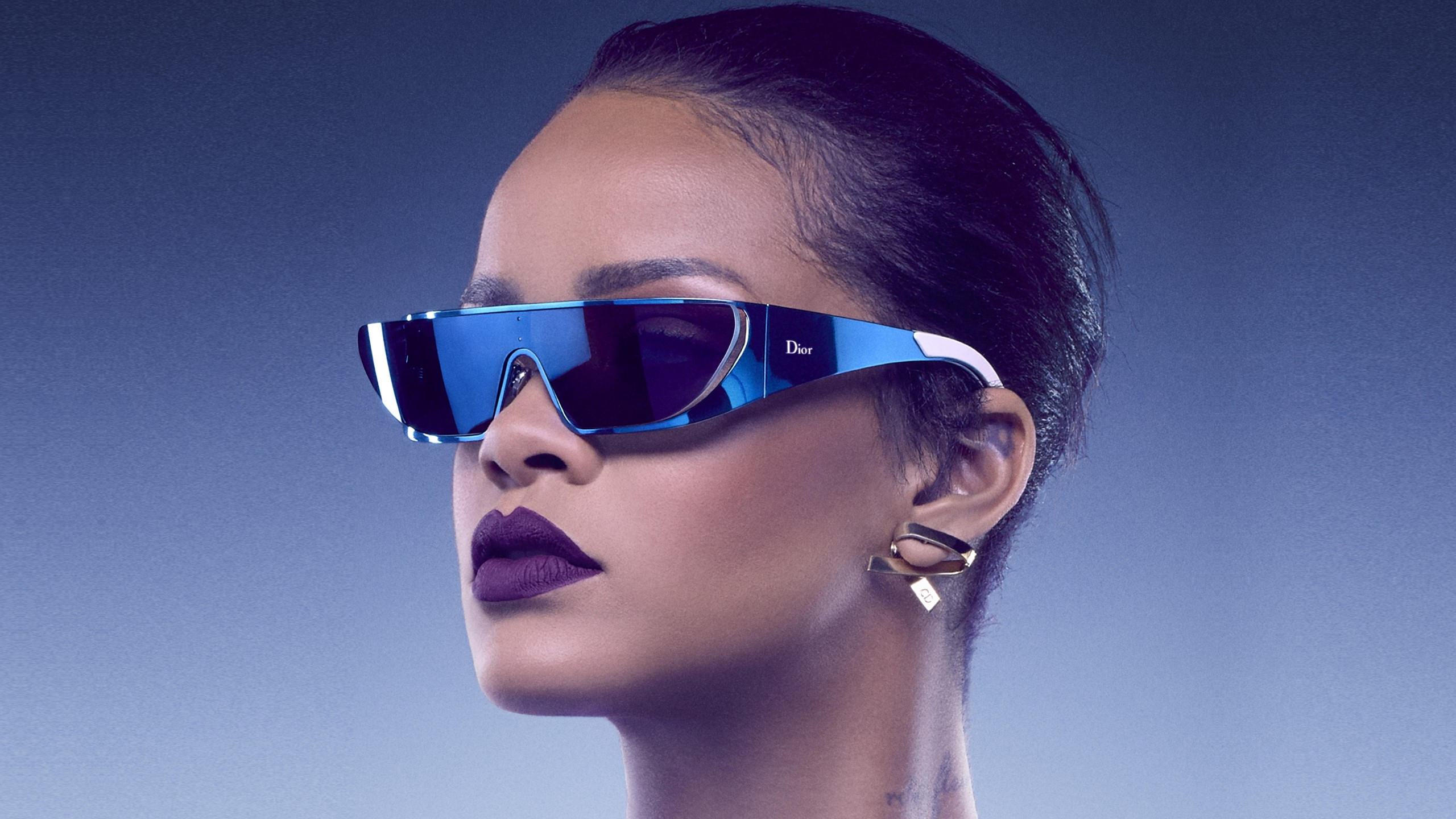 Rihanna 2560x1440 dior sunglasses jean baptiste mondino dior eyewear