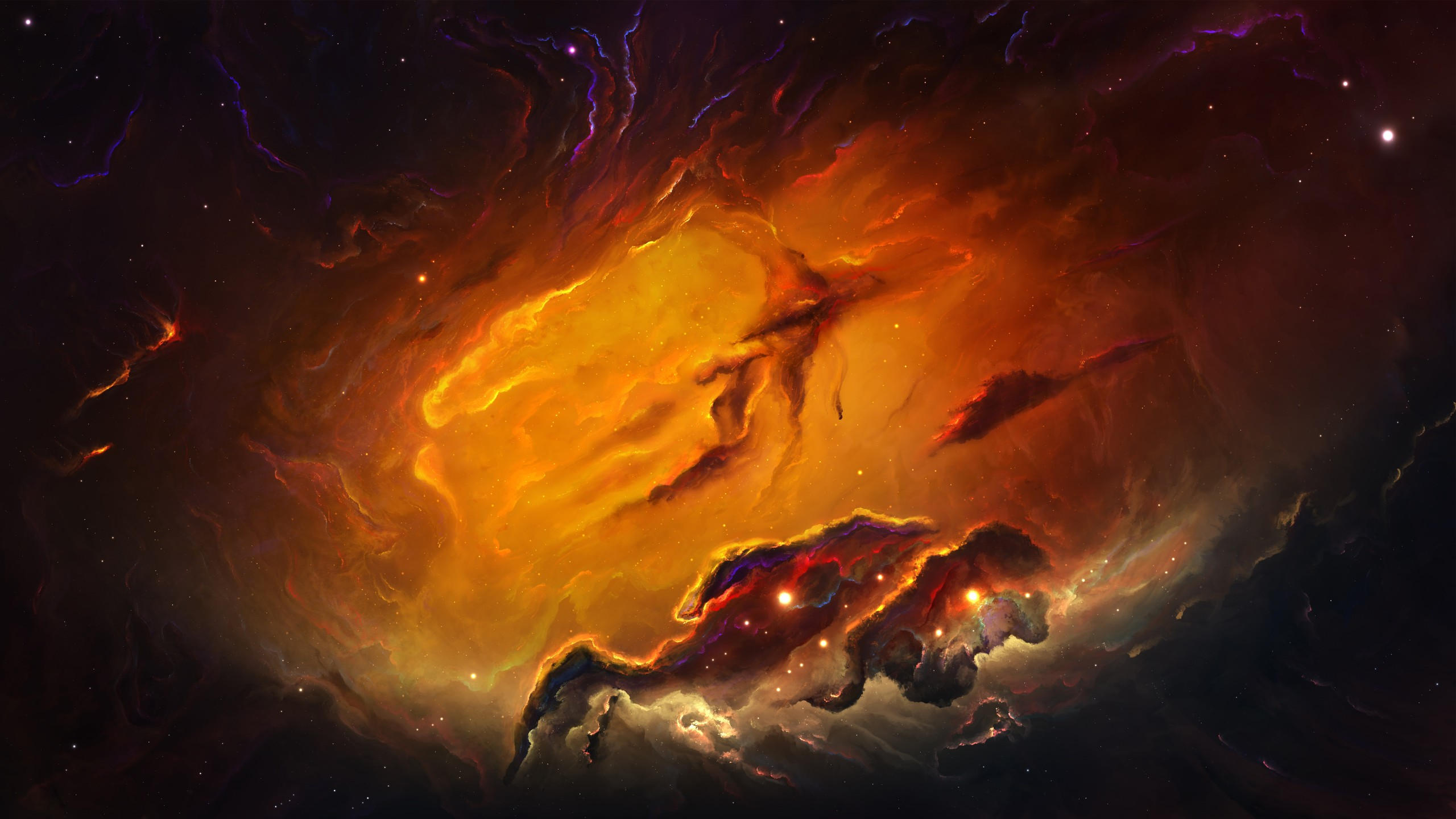 Space 2560x1440 8k wallpaper lava 4k 5k live wallpaper android