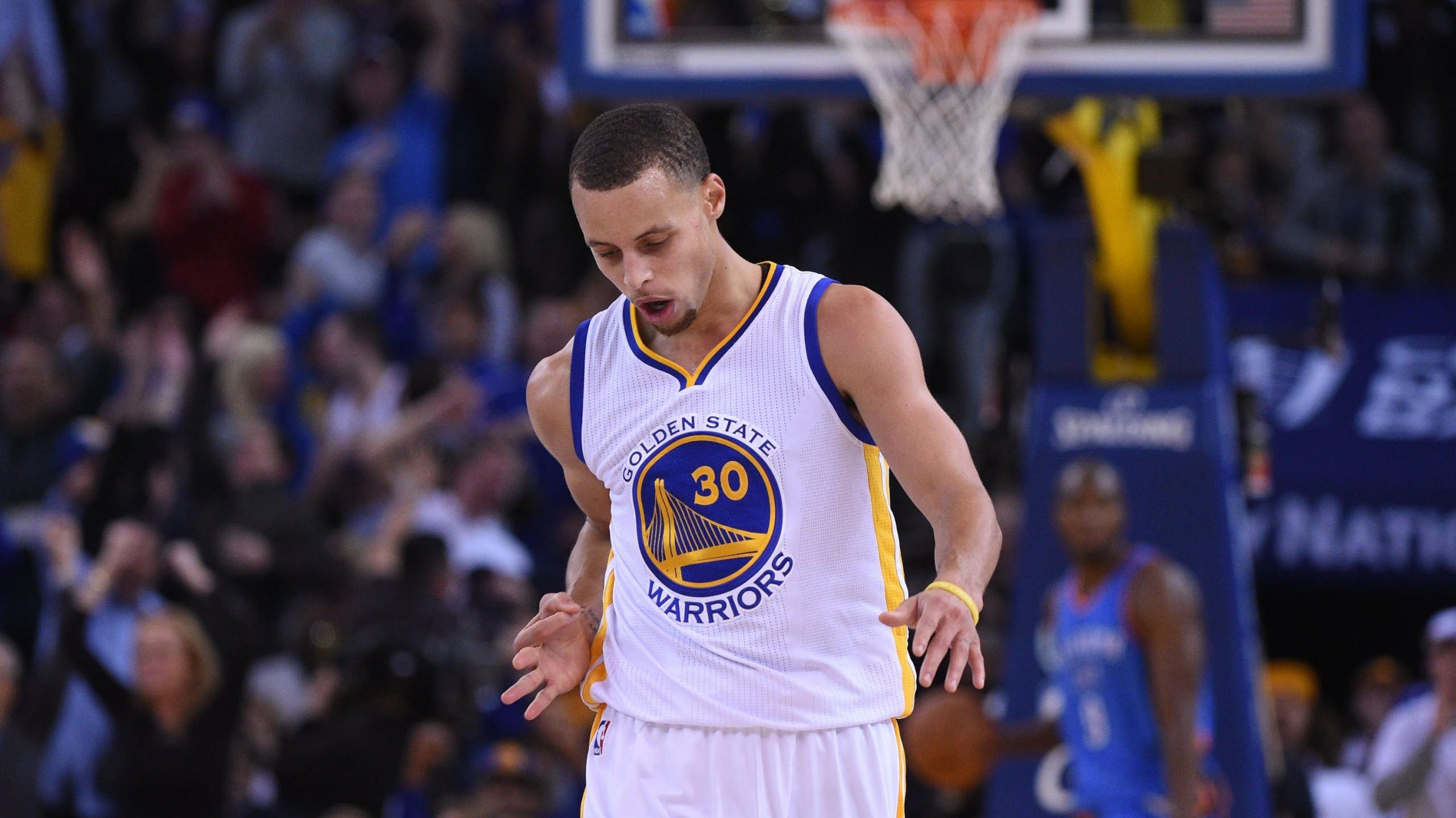 Stephen curry 2560x1440 golden state warriors nba basketball 4k