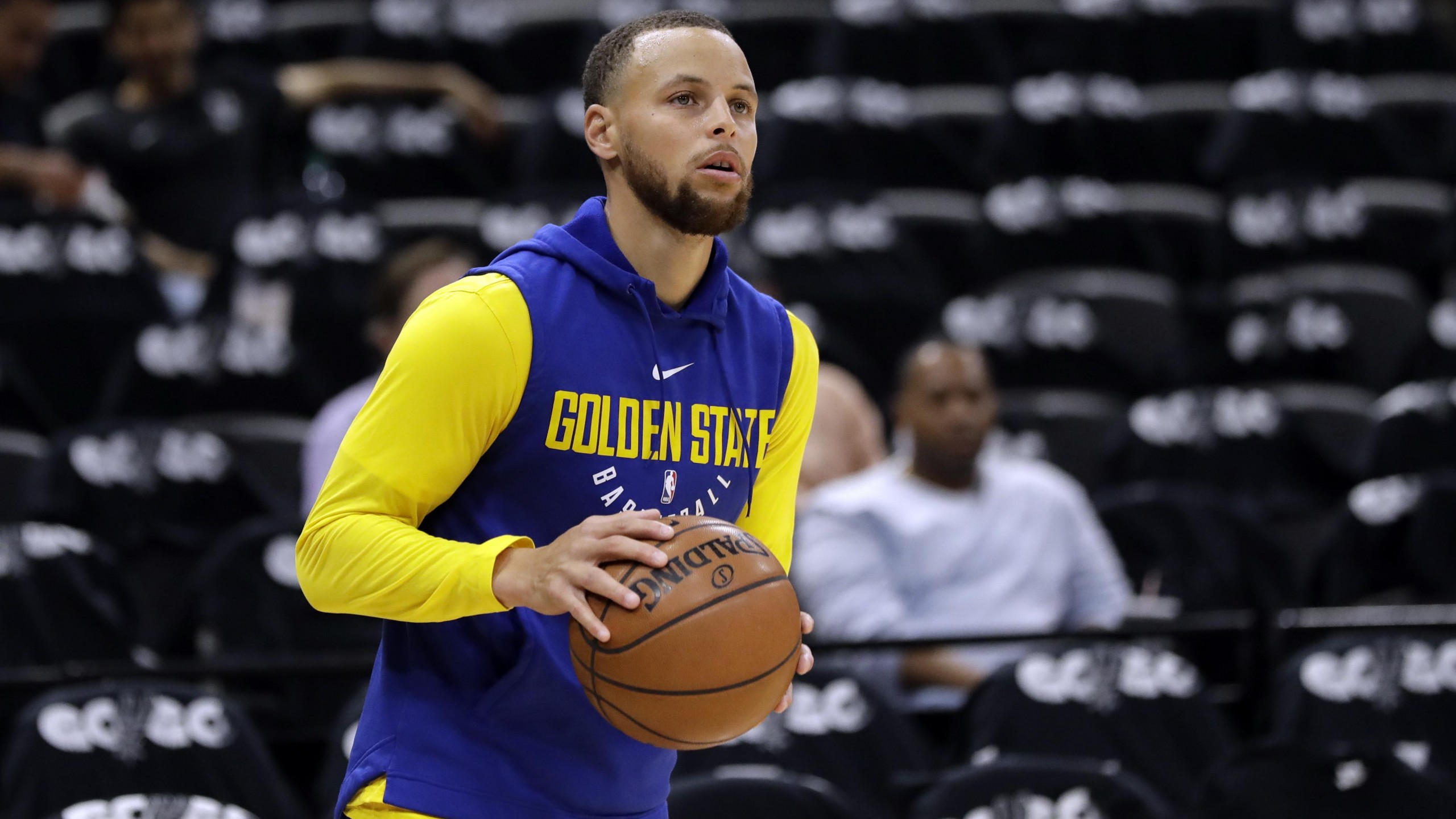 Stephen curry 2560x1440 golden state warriors nba basketball 4k