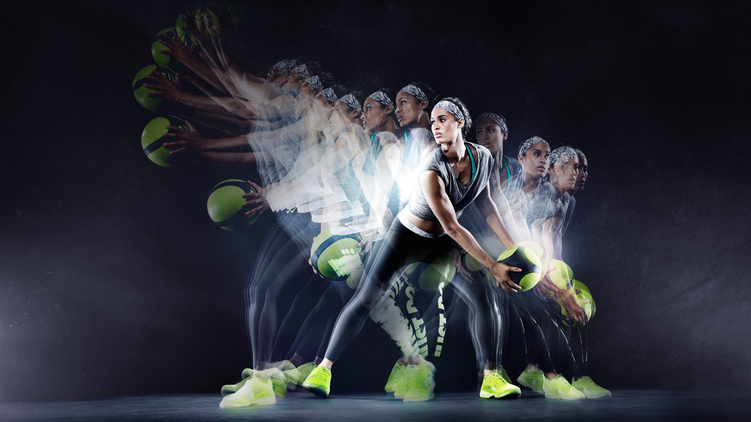 Women fitness 2560x1440 ball workout fitness