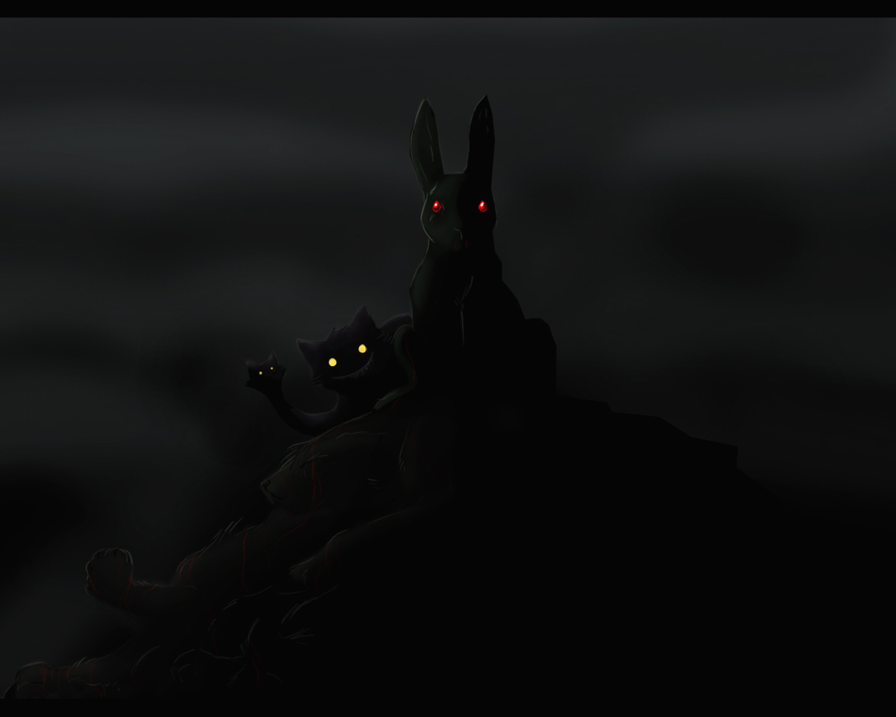 Animales en la noche