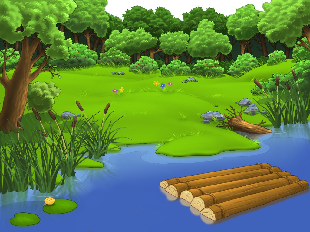 Bosque en dibujos