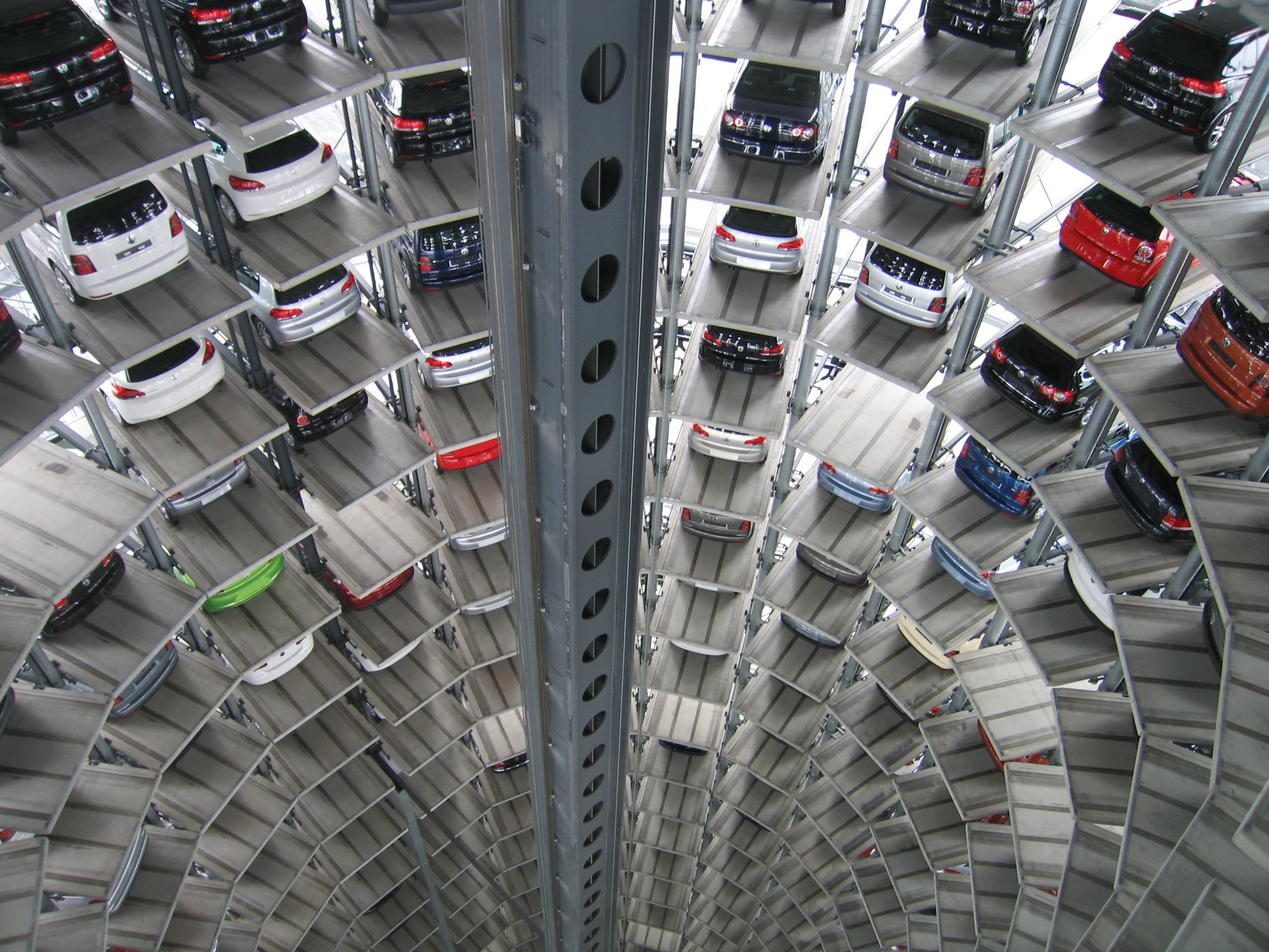 Carsautos technology vw multi storey car park