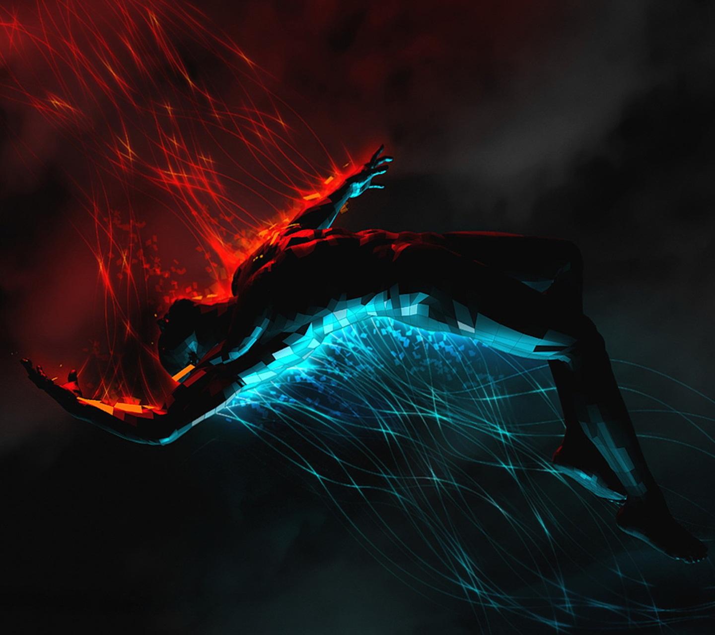 Dark Man Abstract