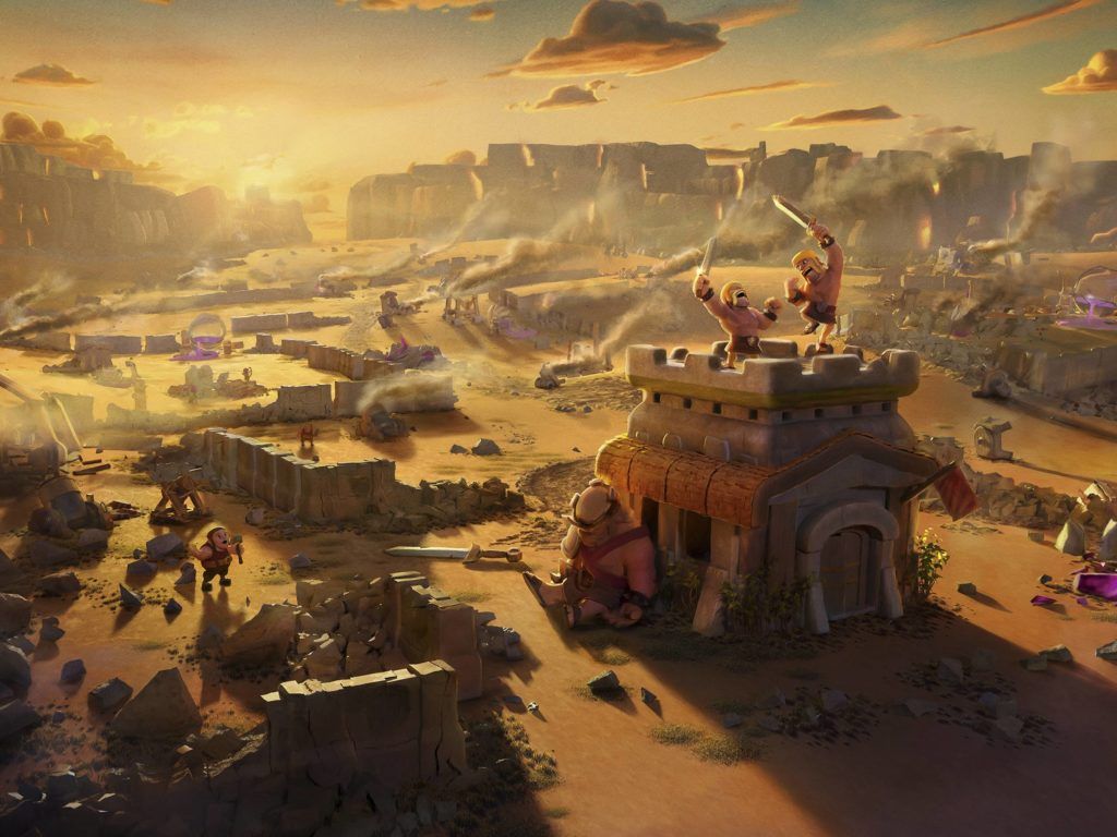 Despues de una dura batalla - Fondos HD Clash Royale