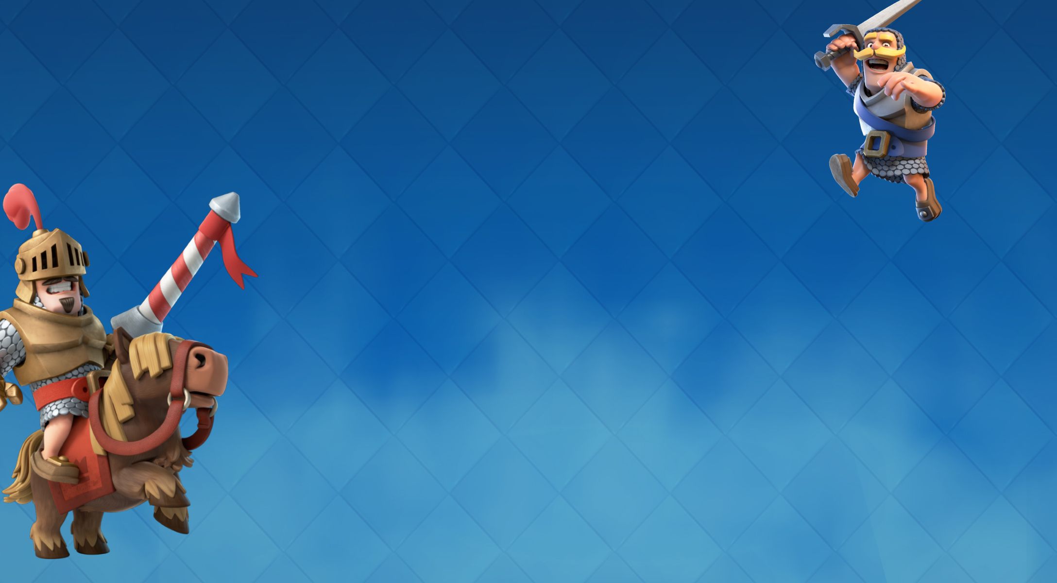 Fondo de dos caballeros en batalla - Fondo Clash Royale