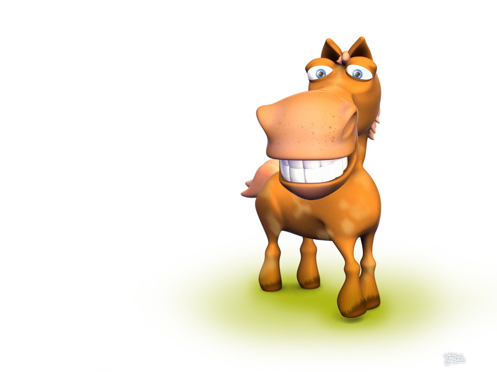 Fondo de pantalla burro sonriente