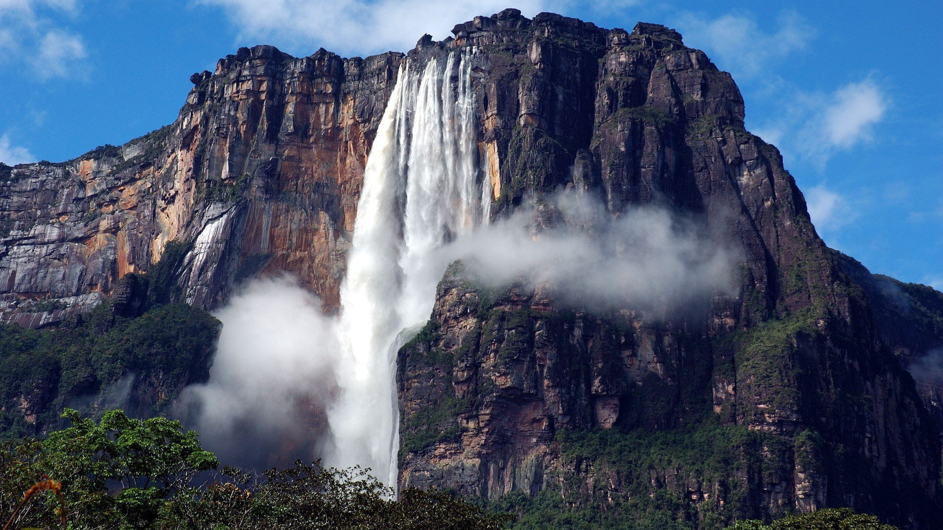 Fondo de pantalla de cascada
