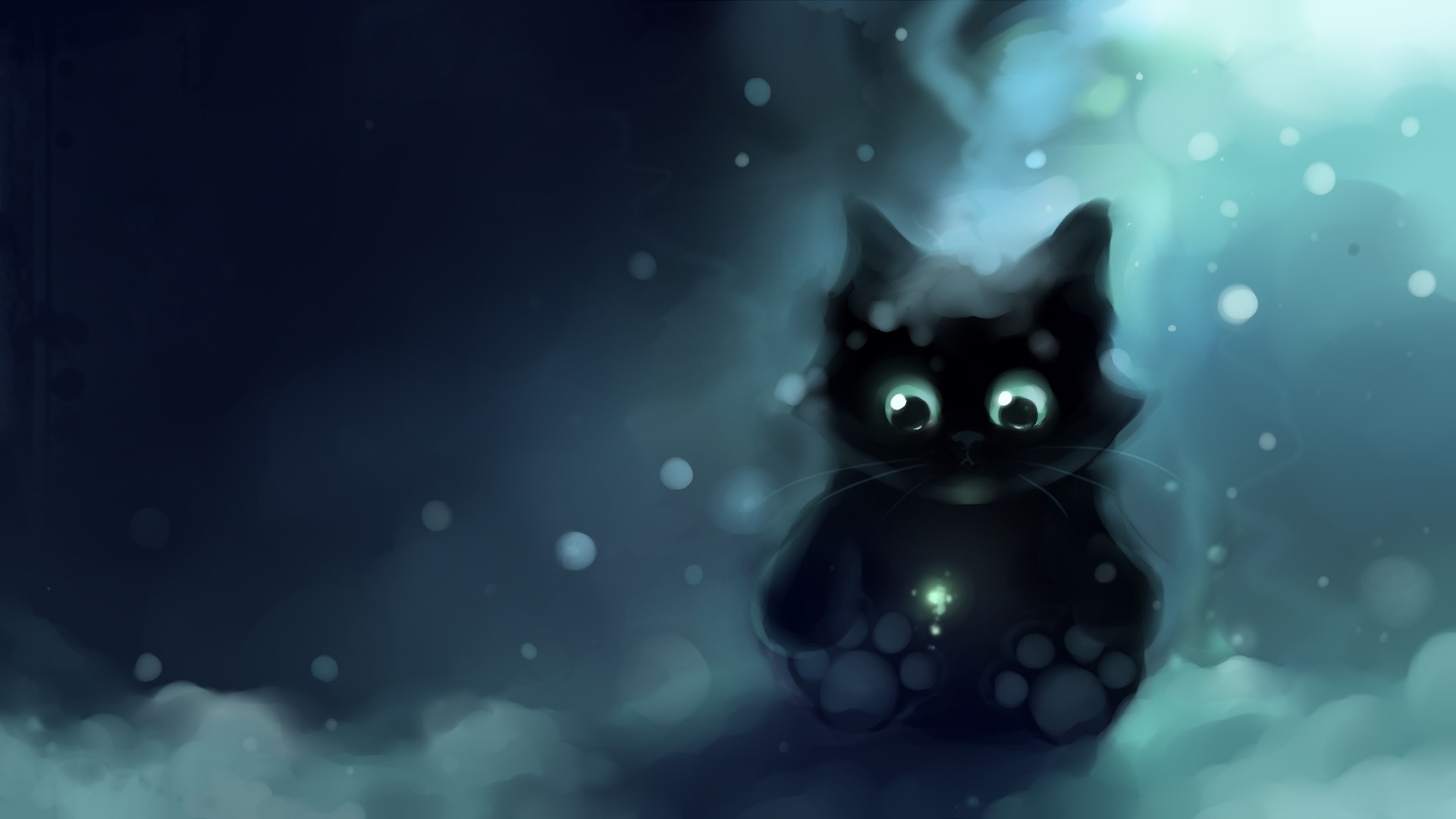 Fondo hd de gatito chistoso