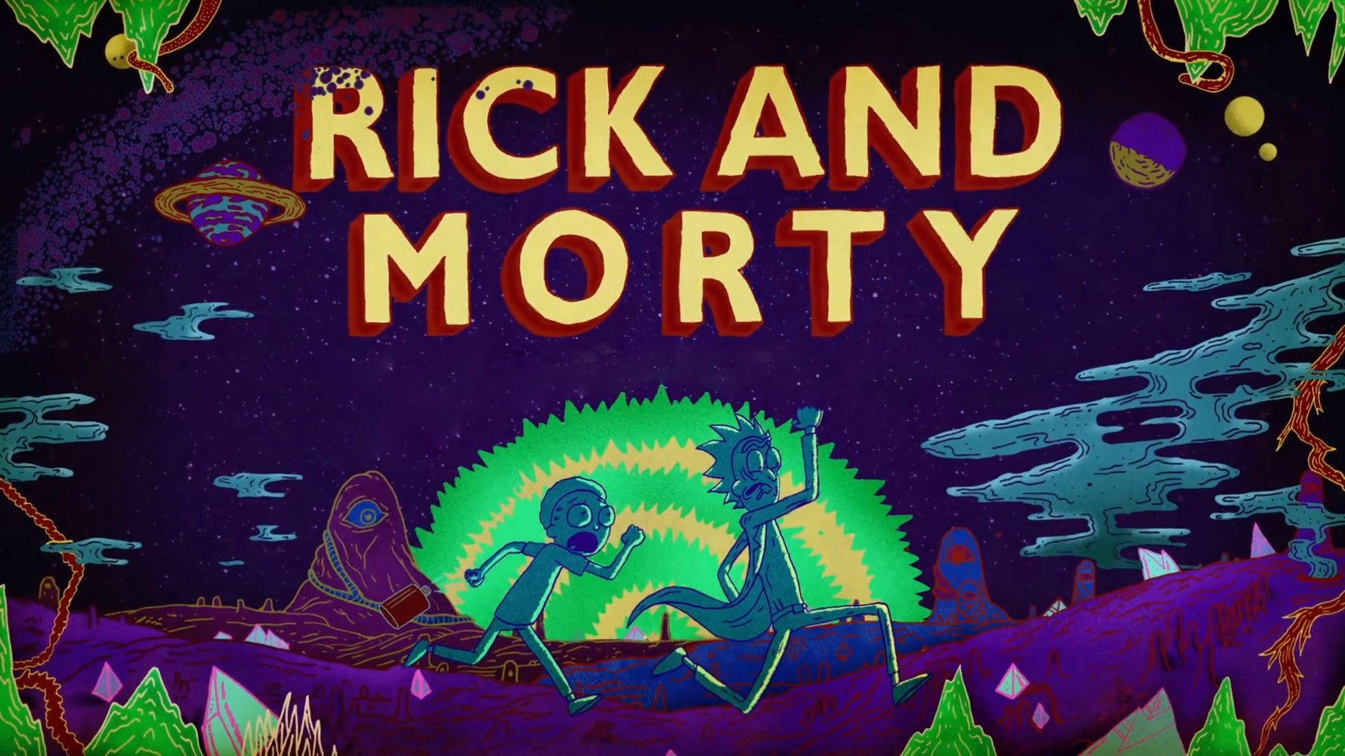Fondos de pantalla para ps4 rick y morty