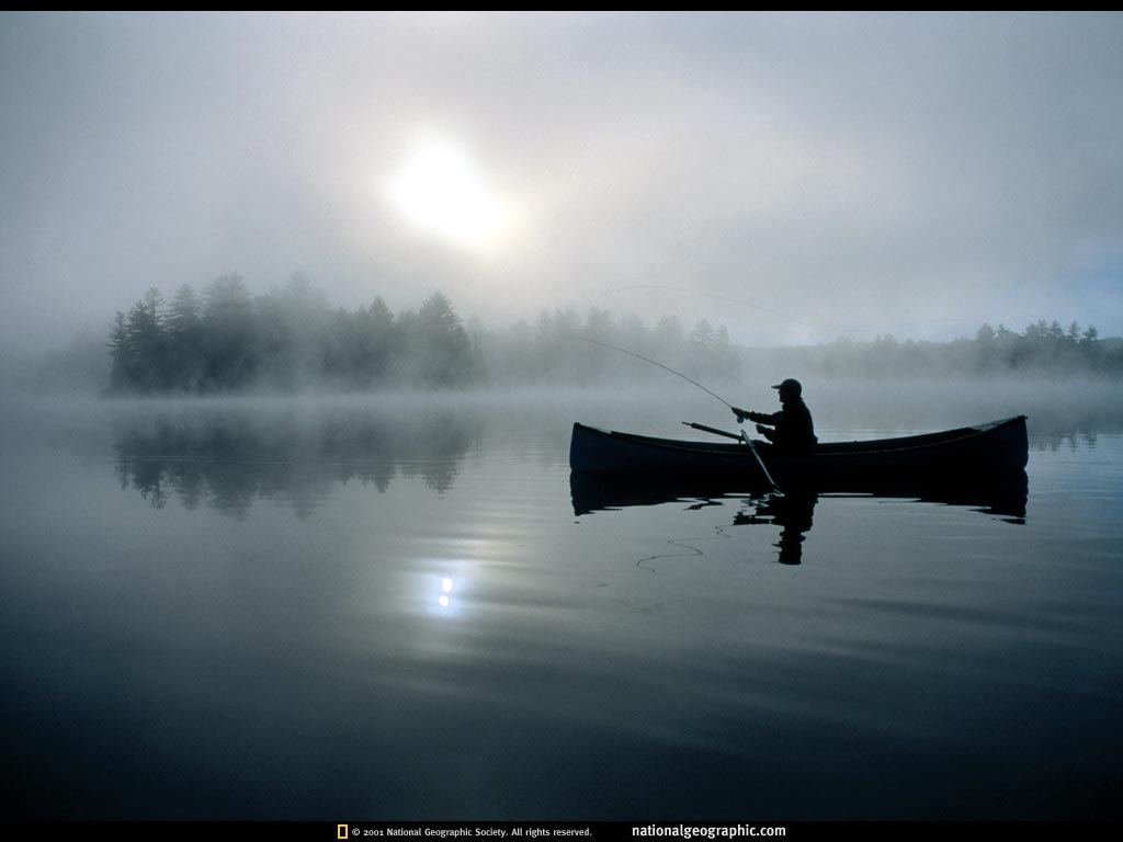Hombre pescando