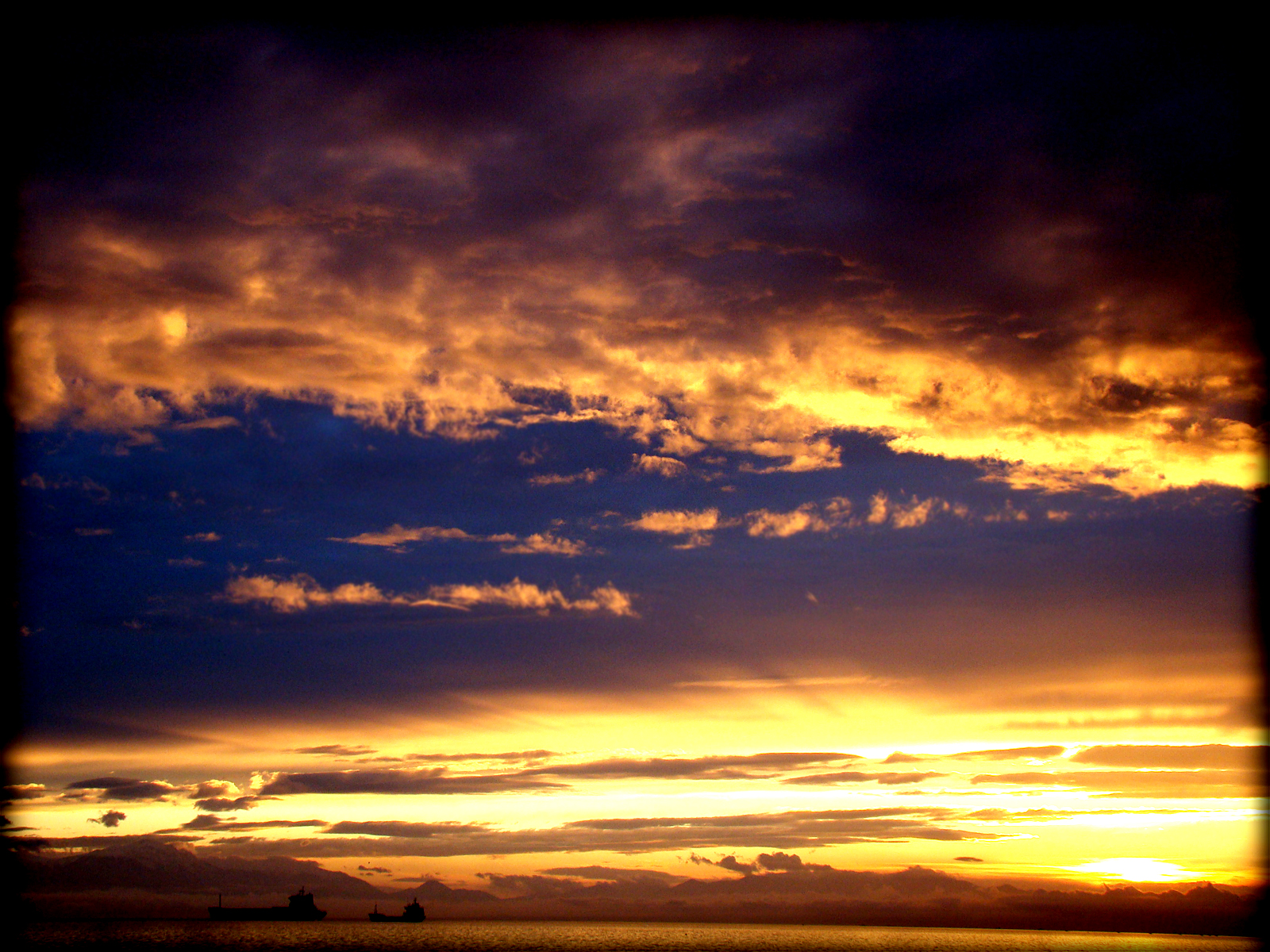Paisaje crepusculo