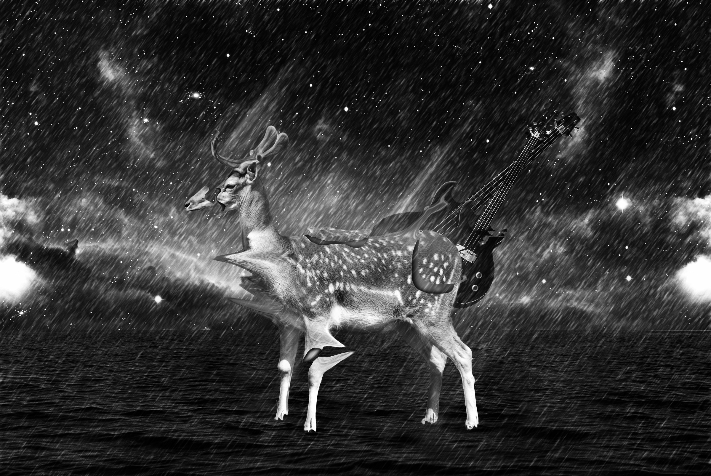 pintura de venado