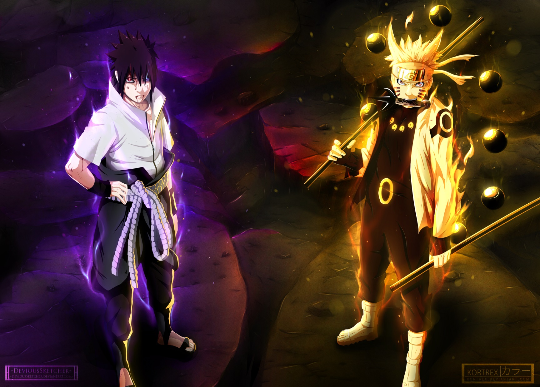 Sasuke and Naruto