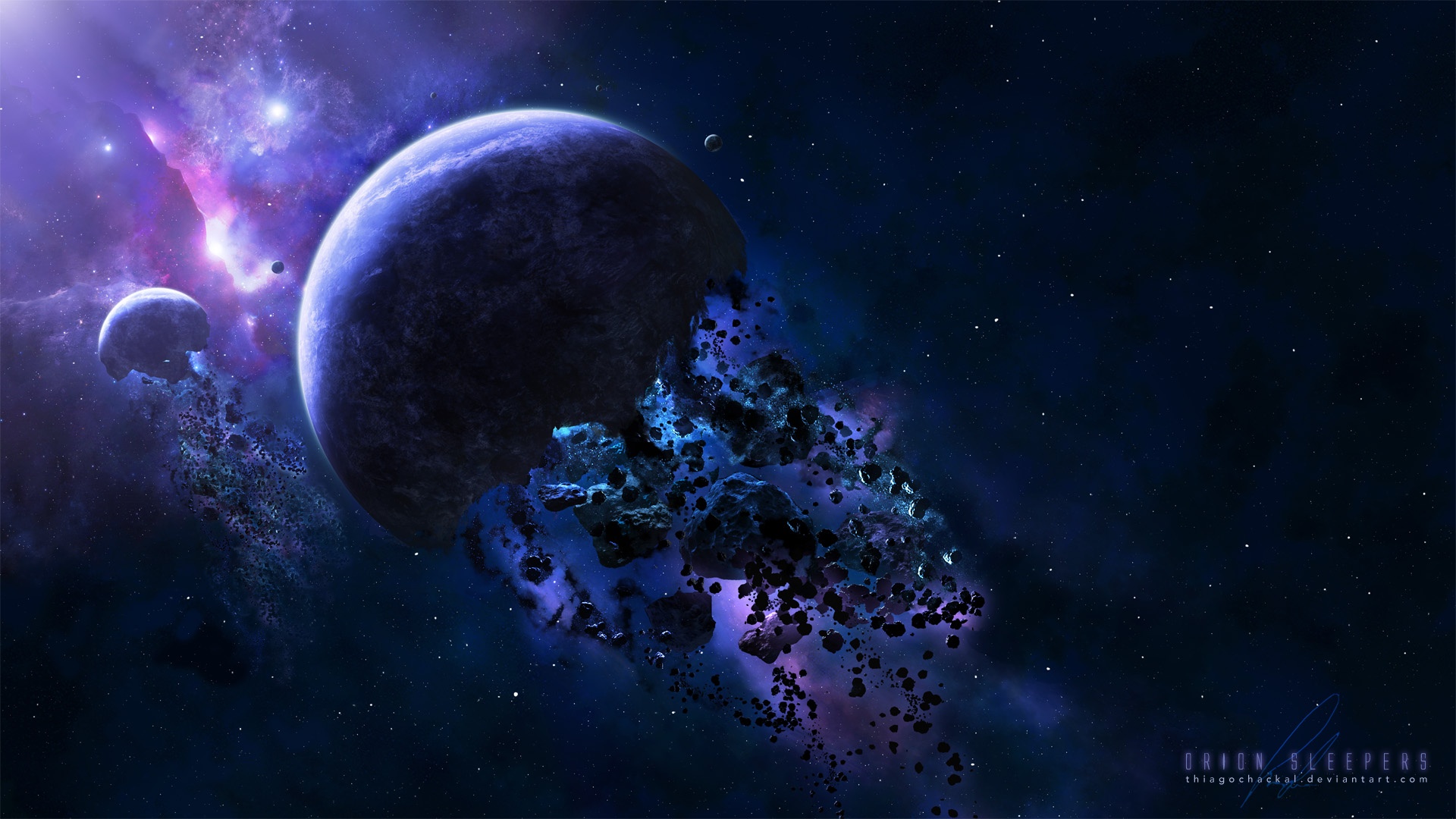 Space asteroids