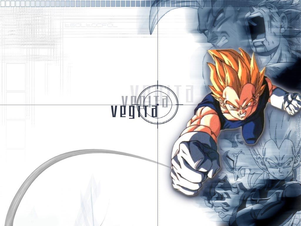 Vegeta En pleno vuelo de ataque